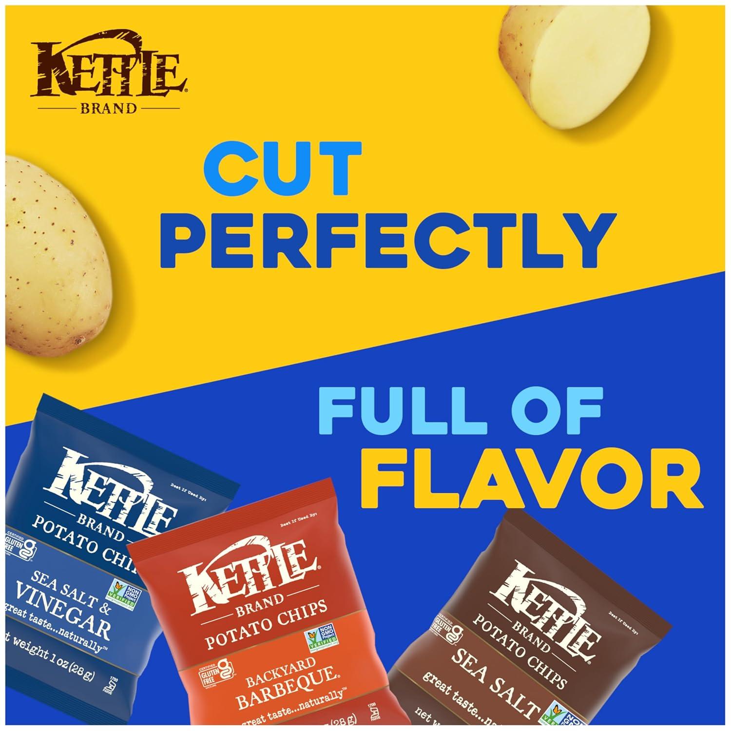 image:imageKettle Brand Potato Chips Krinkle Cut Salt amp Fresh Ground Pepper Kettle Chips 15 Oz Pack of 24Variety Pack 2