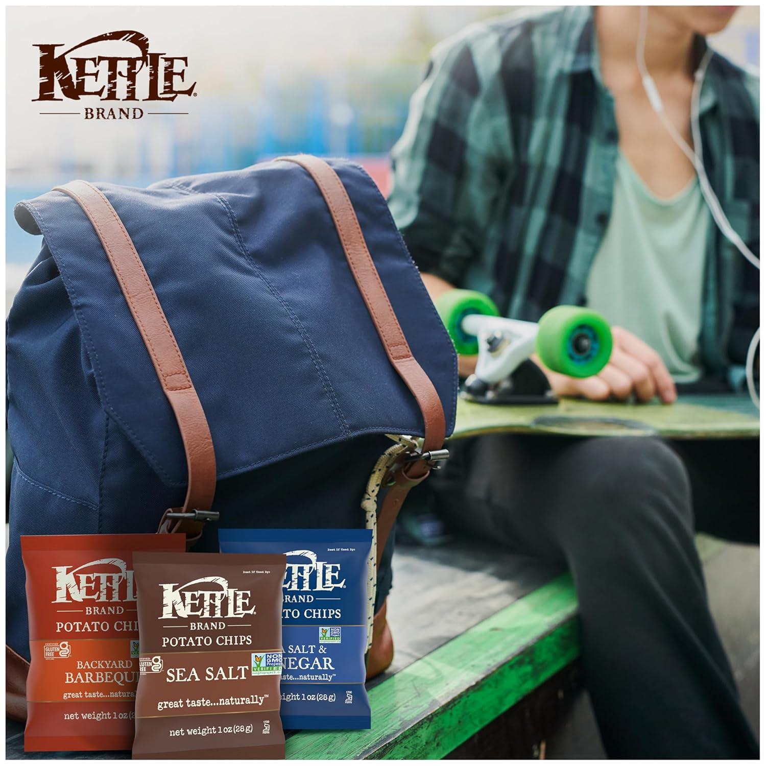 image:imageKettle Brand Potato Chips Krinkle Cut Salt amp Fresh Ground Pepper Kettle Chips 15 Oz Pack of 24Variety Pack 2