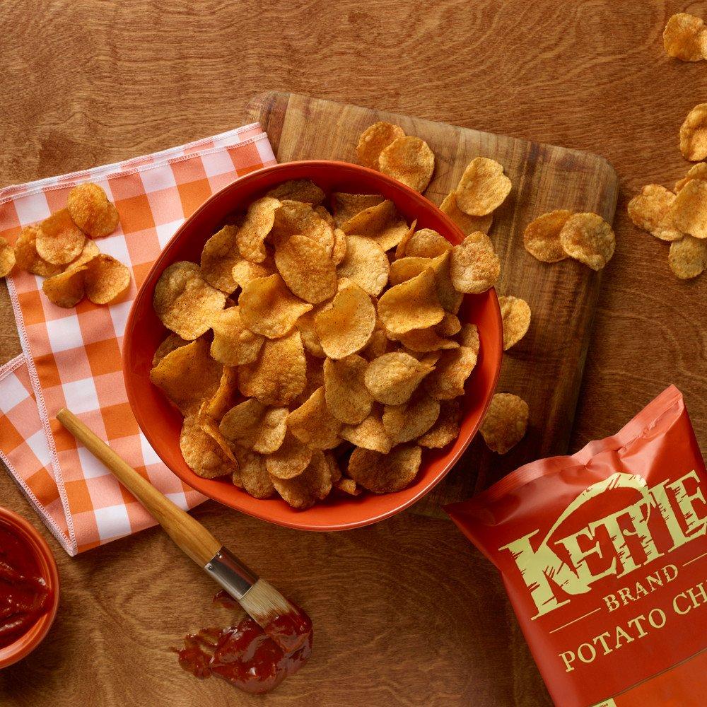 image:imageKettle Brand Potato Chips Krinkle Cut Dill Pickle Kettle Chips Snack Bag 2 OzBackyard Barbeque