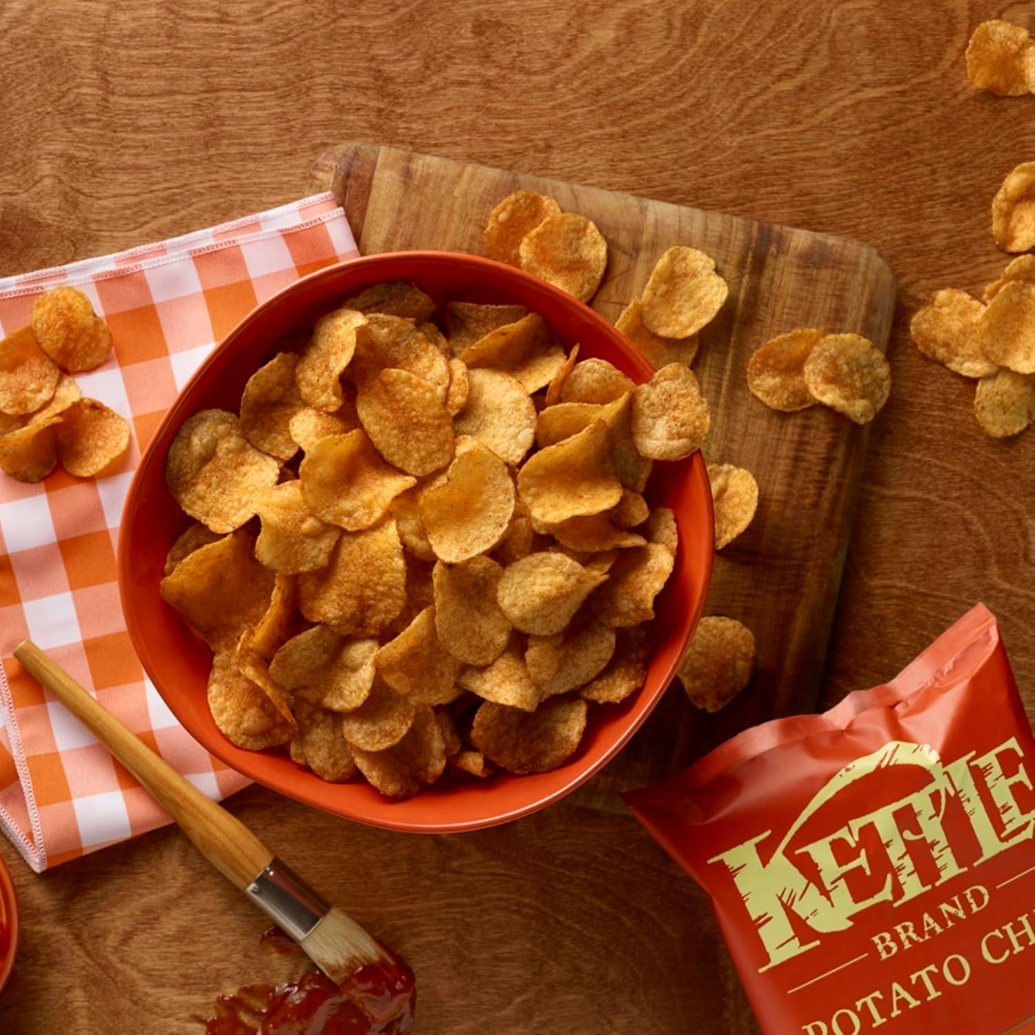 image:imageKettle Brand Potato Chips Krinkle Cut Dill Pickle Kettle Chips Snack Bag 2 OzBackyard Barbeque