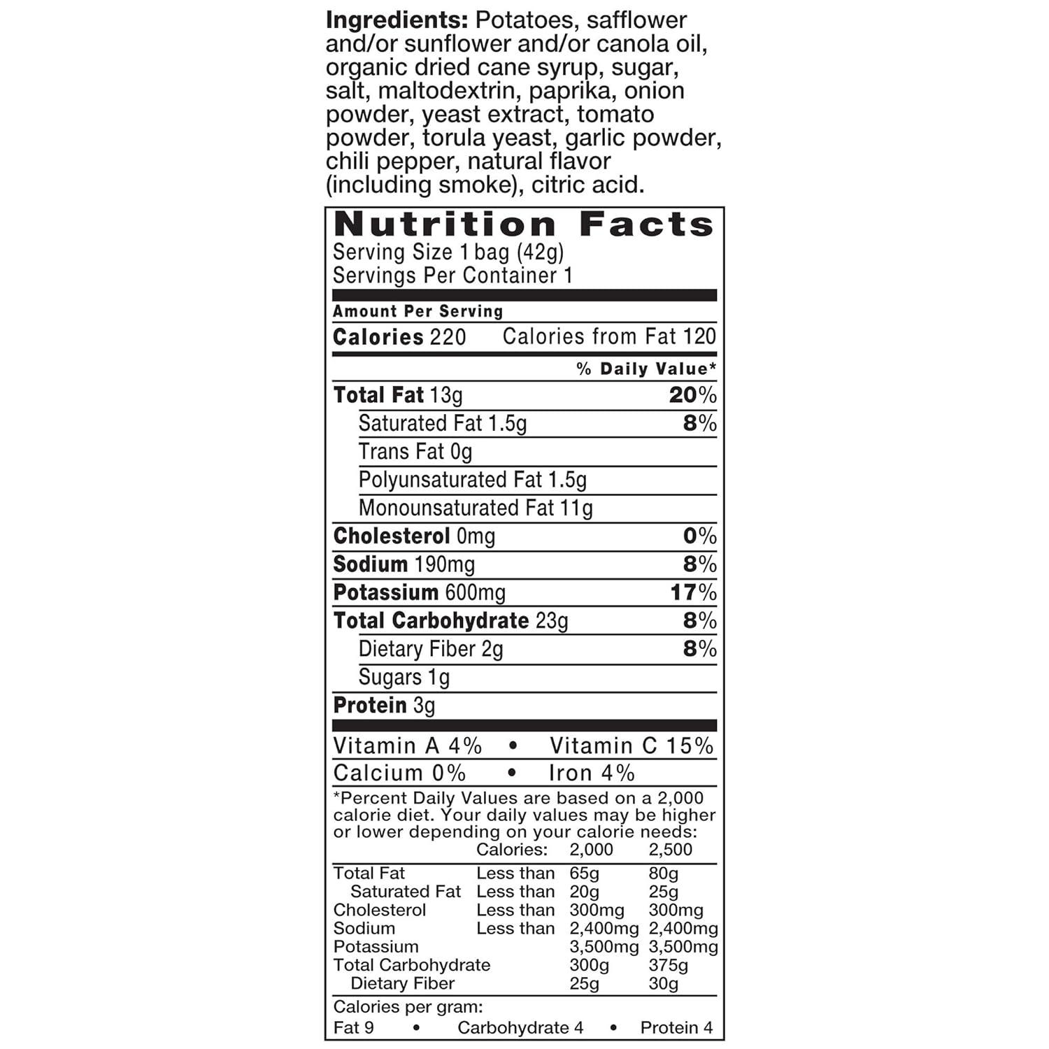 image:imageKettle Brand Potato Chips Krinkle Cut Dill Pickle Kettle Chips Snack Bag 2 OzBackyard Barbeque