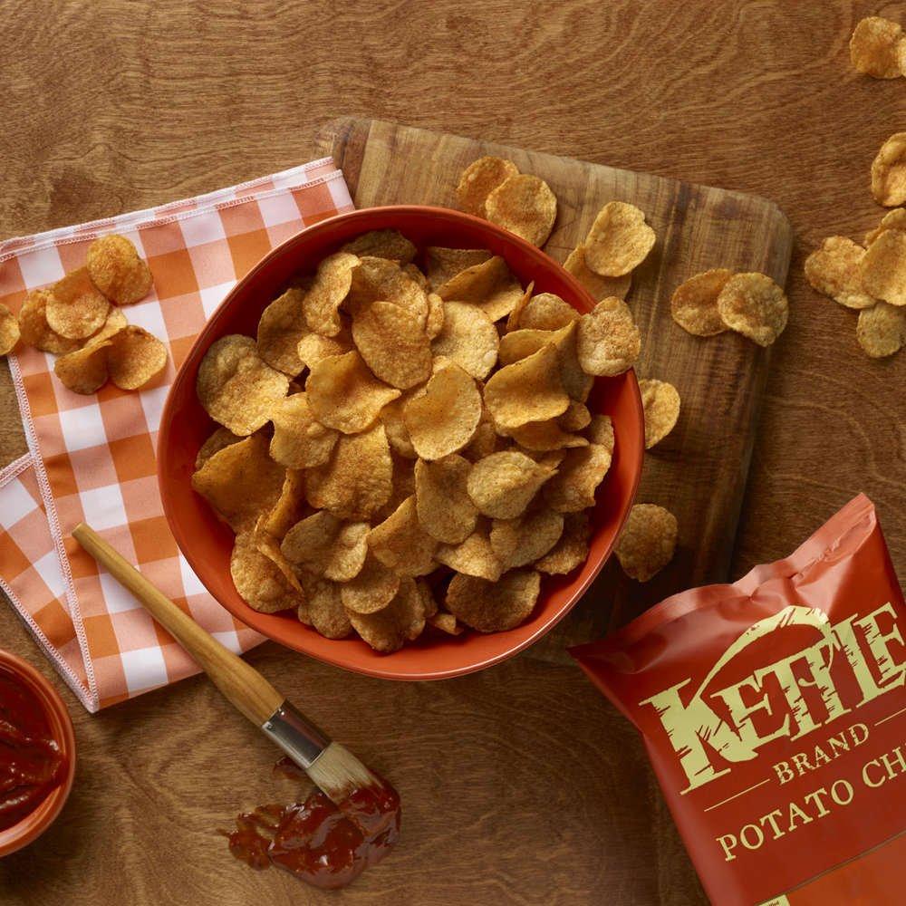 image:imageKettle Brand Potato Chips Krinkle Cut Dill Pickle Kettle Chips Snack Bag 2 OzBarbecue