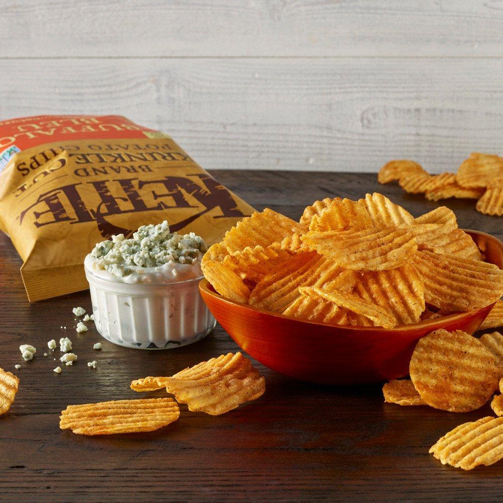 image:imageKettle Brand Potato Chips Krinkle Cut Dill Pickle Kettle Chips Snack Bag 2 OzBuffalo Bleu