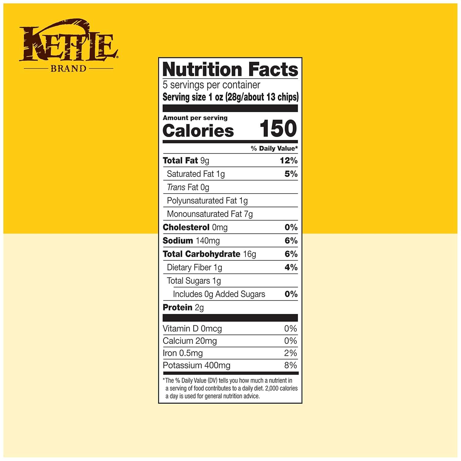 image:imageKettle Brand Potato Chips Krinkle Cut Dill Pickle Kettle Chips Snack Bag 2 OzCheddar Cheese