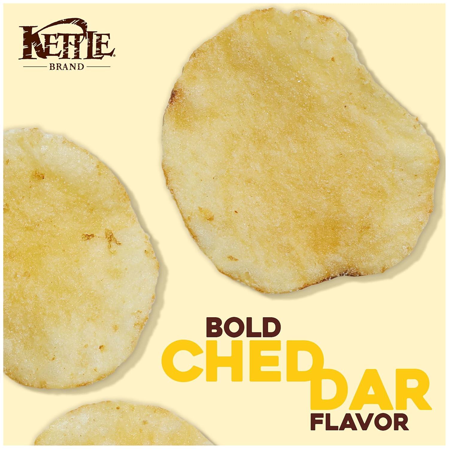 image:imageKettle Brand Potato Chips Krinkle Cut Dill Pickle Kettle Chips Snack Bag 2 OzCheddar Cheese