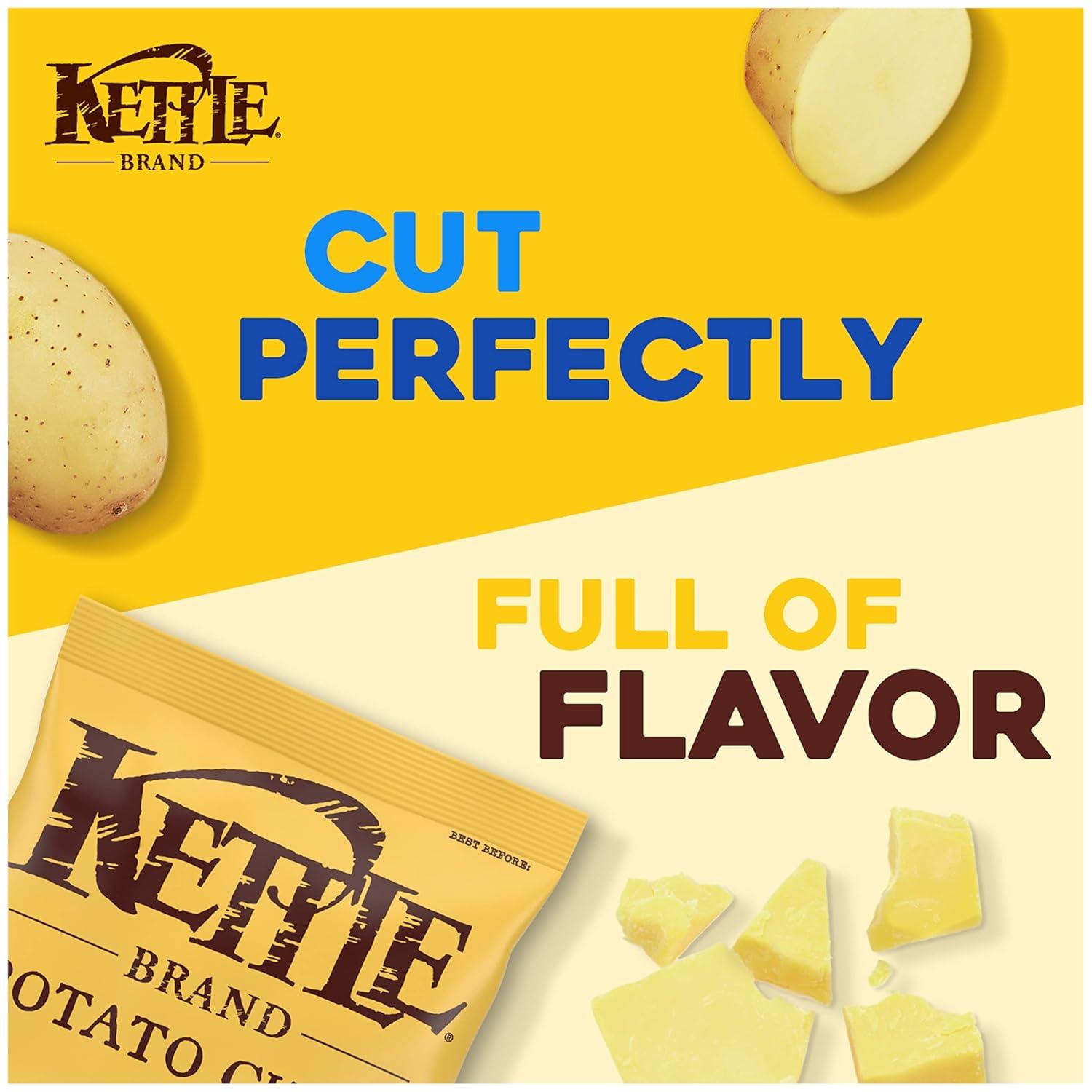 image:imageKettle Brand Potato Chips Krinkle Cut Dill Pickle Kettle Chips Snack Bag 2 OzCheddar Cheese