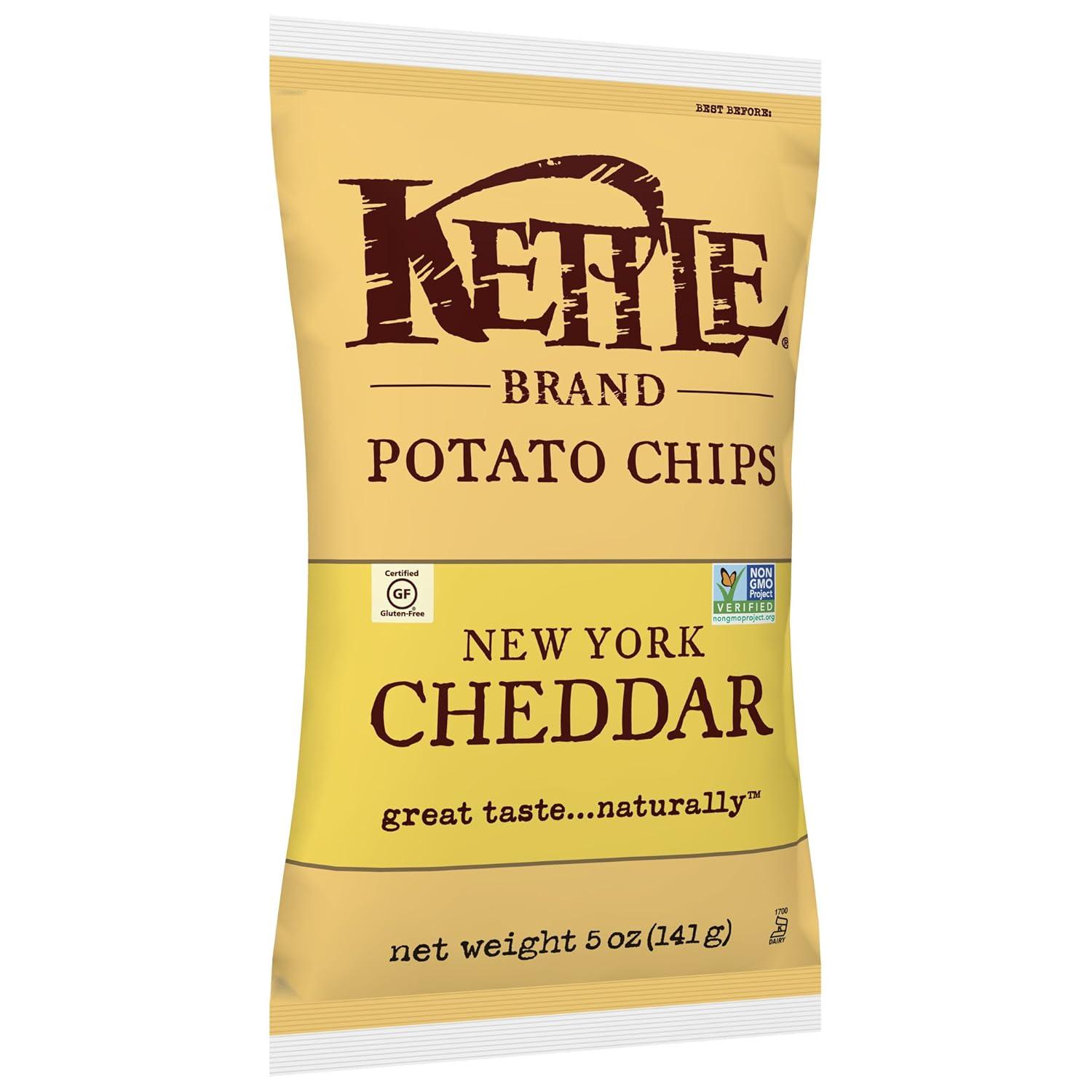 image:imageKettle Brand Potato Chips Krinkle Cut Dill Pickle Kettle Chips Snack Bag 2 OzCheese