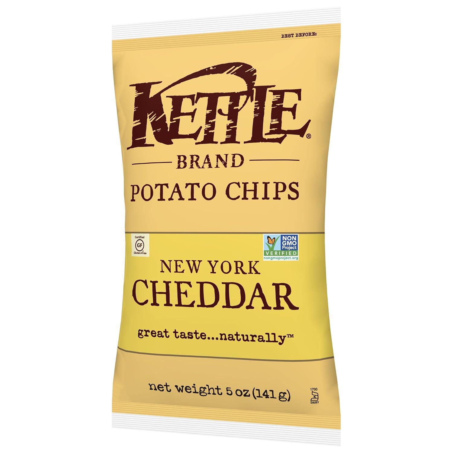 image:imageKettle Brand Potato Chips Krinkle Cut Dill Pickle Kettle Chips Snack Bag 2 OzCheese