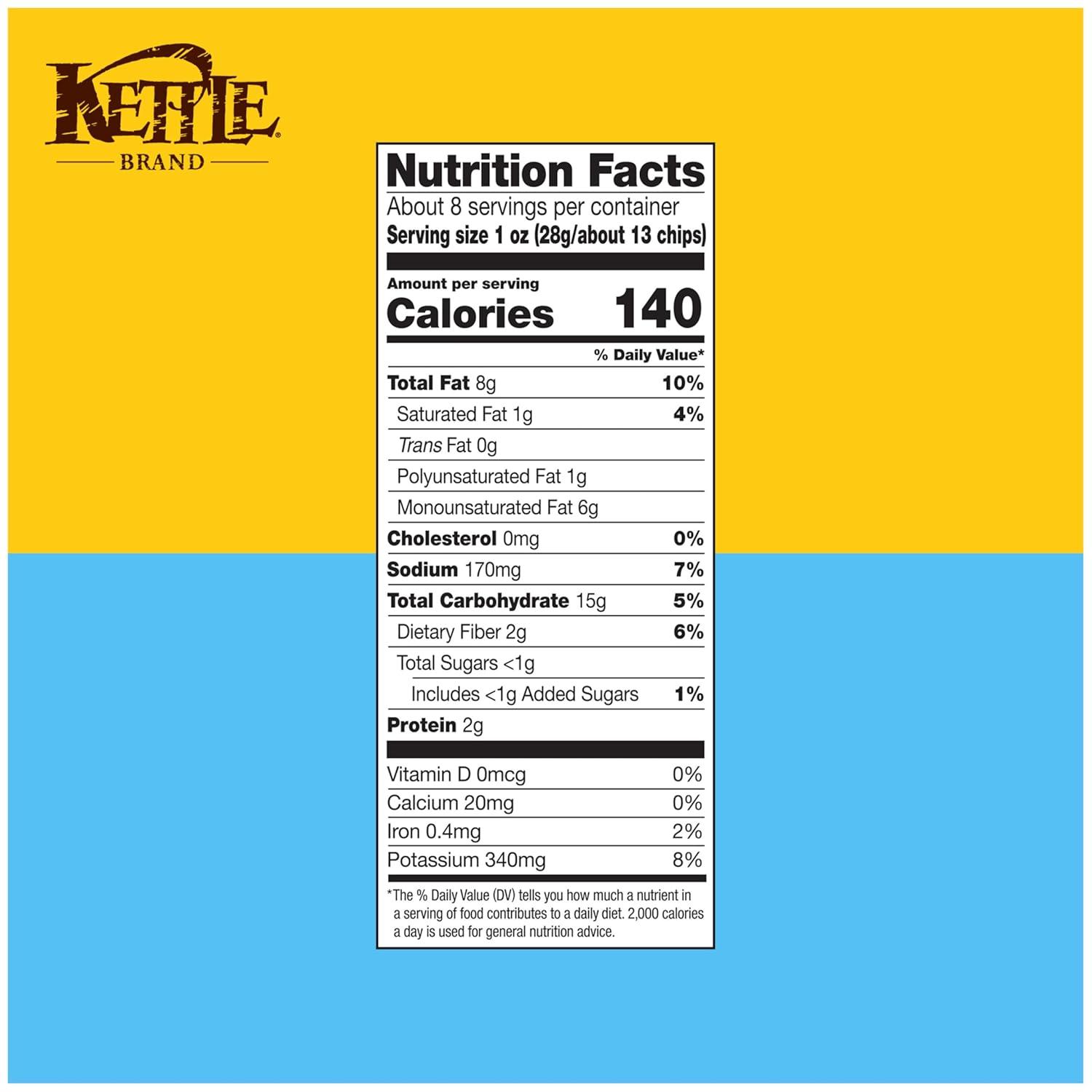 image:imageKettle Brand Potato Chips Krinkle Cut Dill Pickle Kettle Chips Snack Bag 2 OzFarmstand Ranch