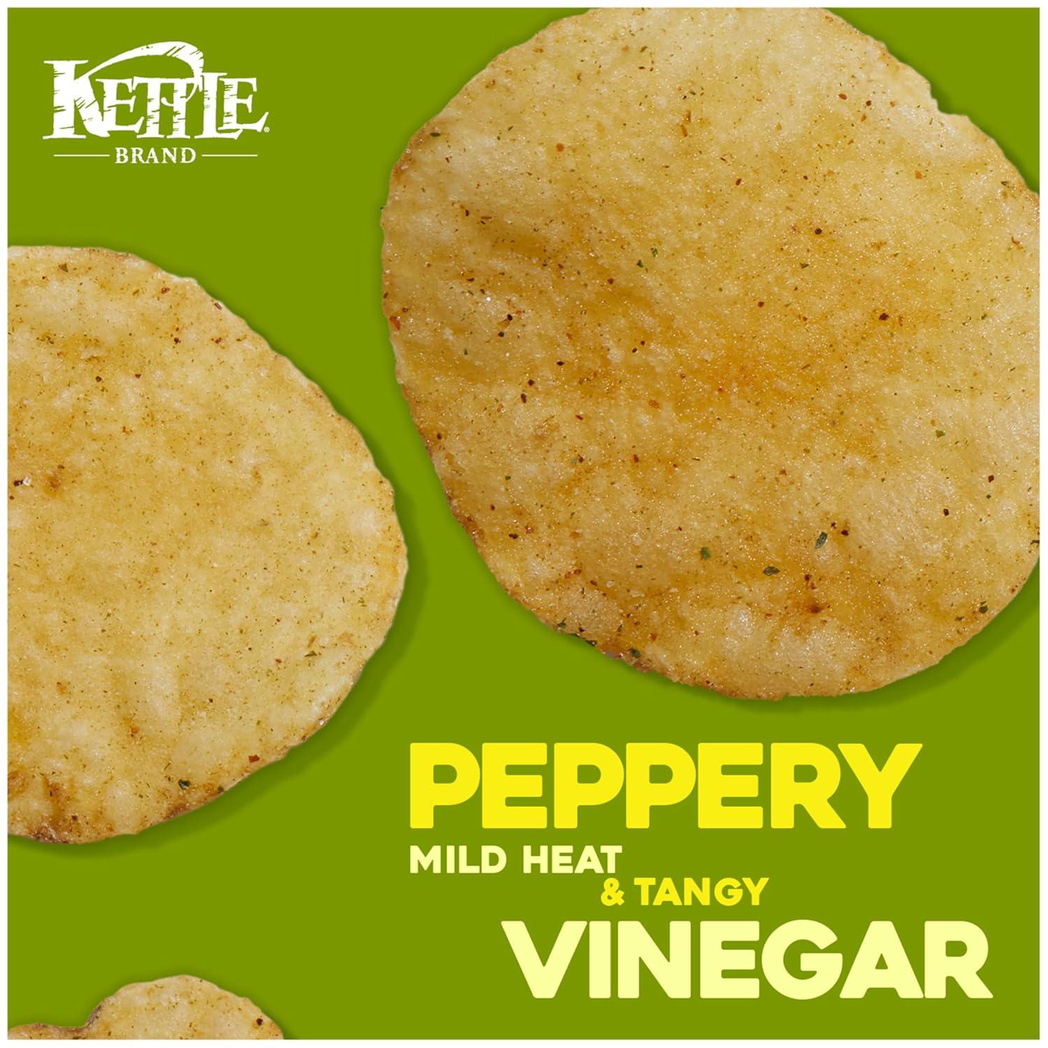 image:imageKettle Brand Potato Chips Krinkle Cut Dill Pickle Kettle Chips Snack Bag 2 OzPepper