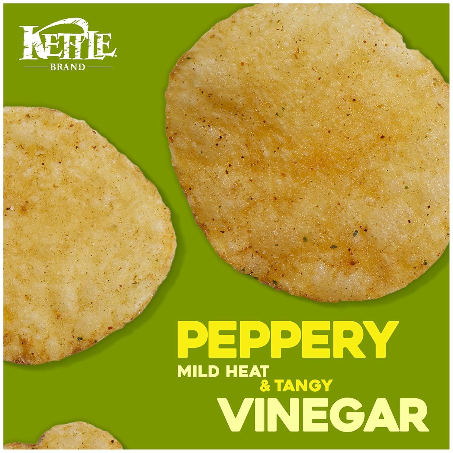 image:imageKettle Brand Potato Chips Krinkle Cut Dill Pickle Kettle Chips Snack Bag 2 OzPepperoncini
