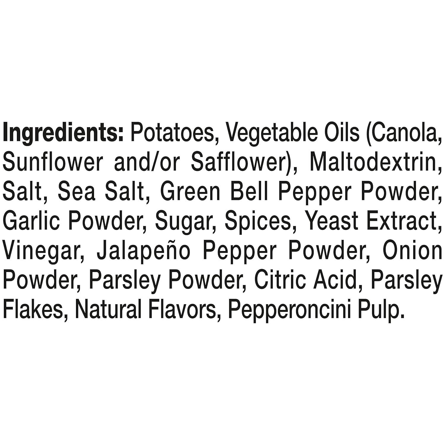 image:imageKettle Brand Potato Chips Krinkle Cut Dill Pickle Kettle Chips Snack Bag 2 OzPepperoncini