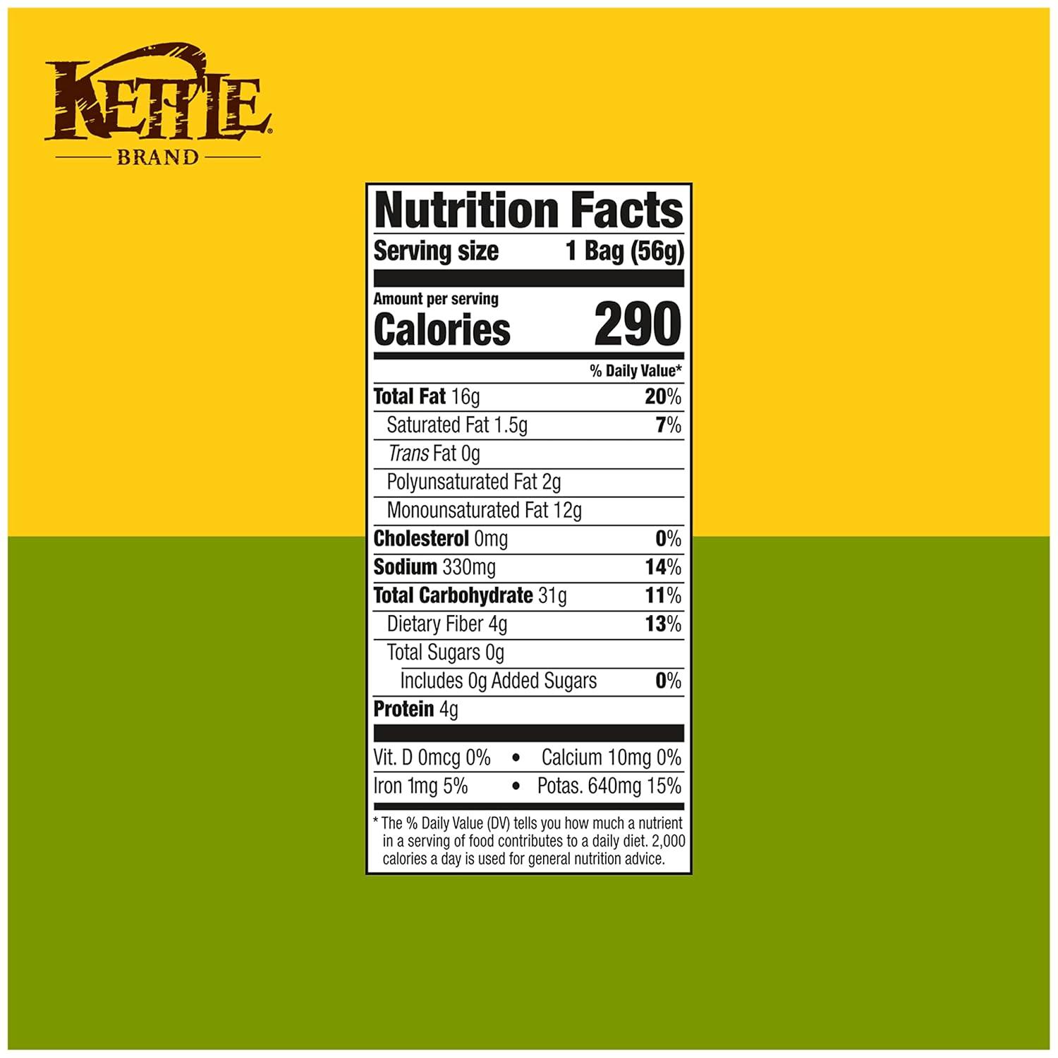 image:imageKettle Brand Potato Chips Krinkle Cut Dill Pickle Kettle Chips Snack Bag 2 OzPepperoncini