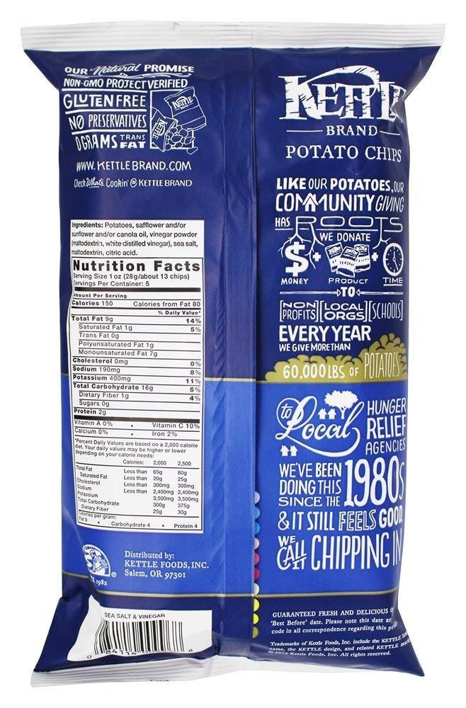image:imageKettle Brand Potato Chips Krinkle Cut Dill Pickle Kettle Chips Snack Bag 2 OzSalted