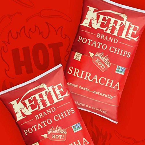 image:imageKettle Brand Potato Chips Krinkle Cut Dill Pickle Kettle Chips Snack Bag 2 OzSriracha
