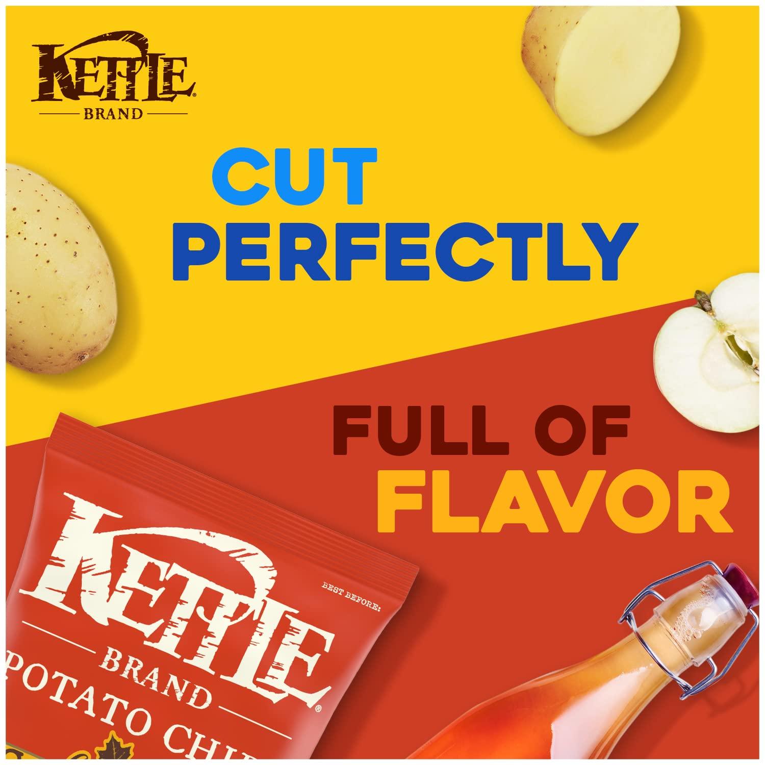 image:imageKettle Brand Potato Chips Krinkle Cut Dill Pickle Kettle Chips Snack Bag 2 OzVinegar