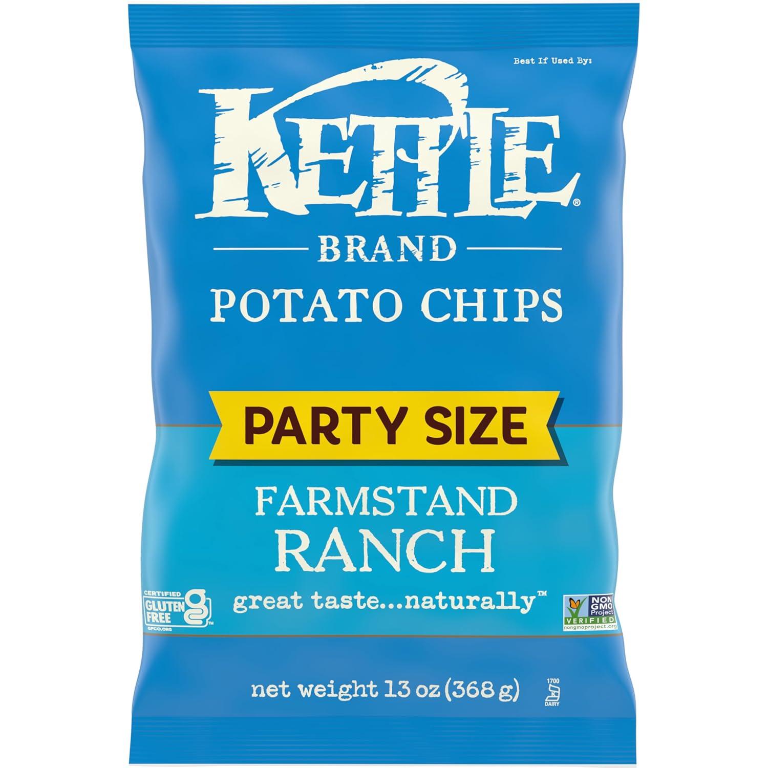 image:imageKettle Brand Potato Chips Krinkle Cut Habanero Lime Kettle Chips 75 OzFarmstand Ranch