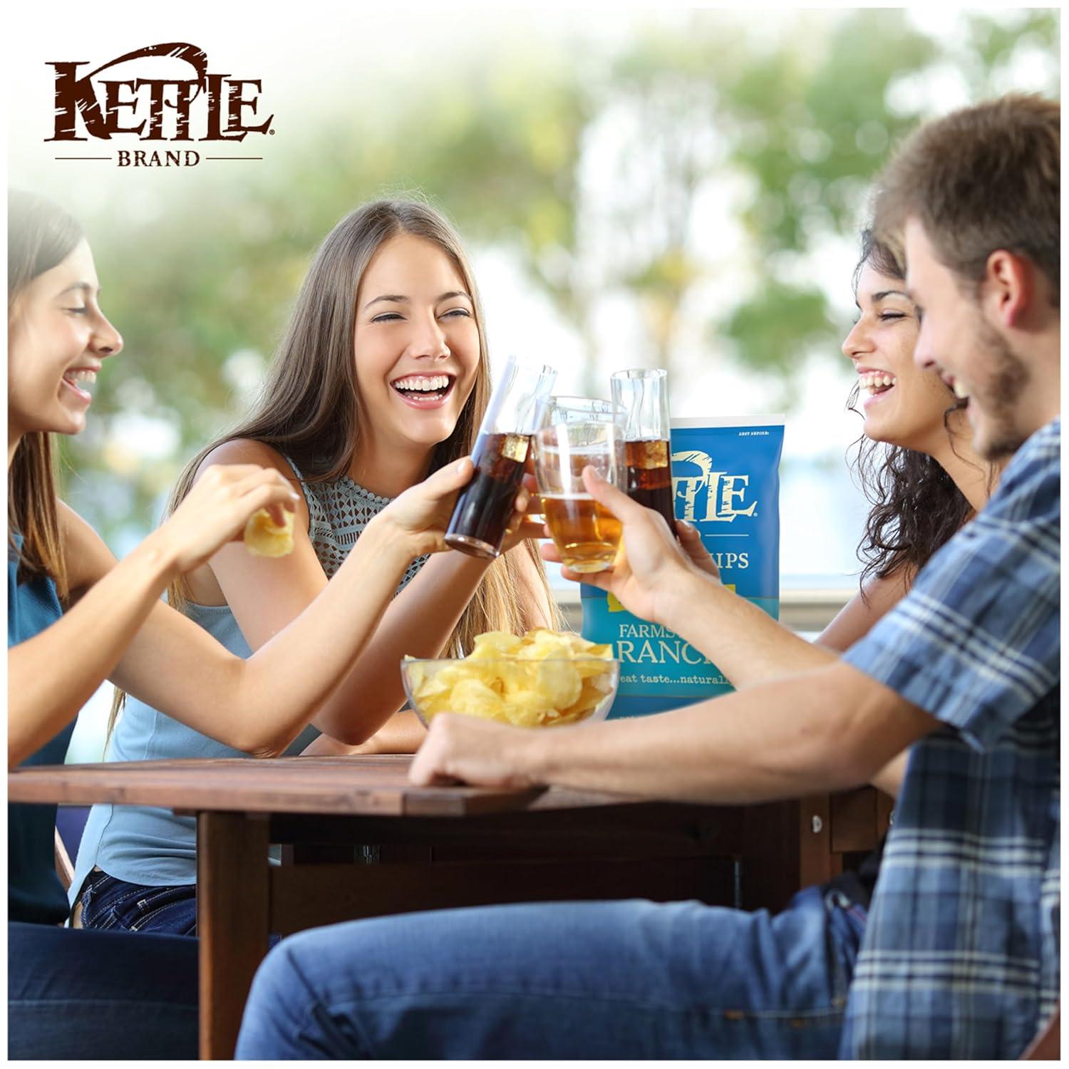 image:imageKettle Brand Potato Chips Krinkle Cut Habanero Lime Kettle Chips 75 OzFarmstand Ranch