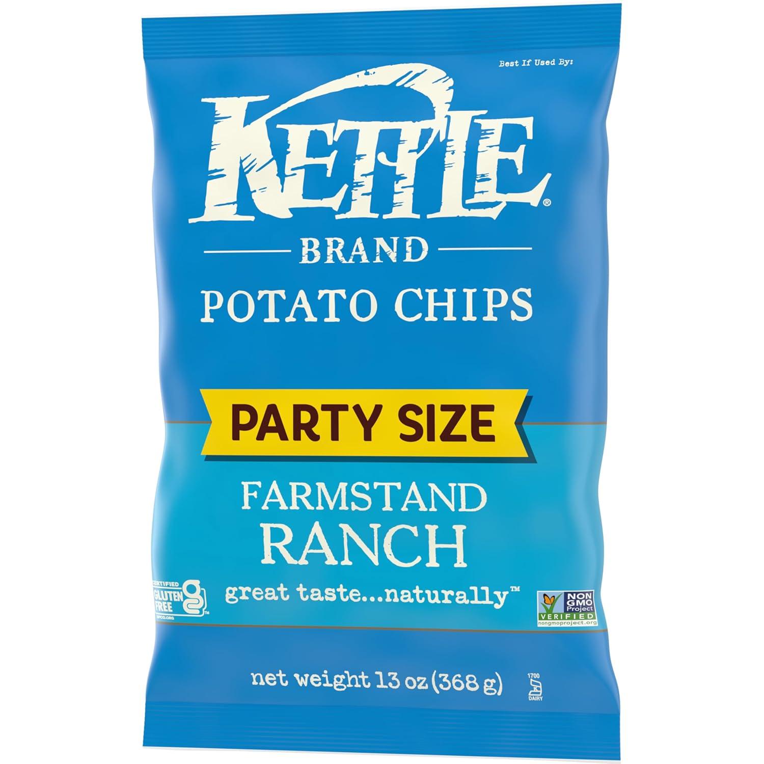 image:imageKettle Brand Potato Chips Krinkle Cut Habanero Lime Kettle Chips 75 OzFarmstand Ranch