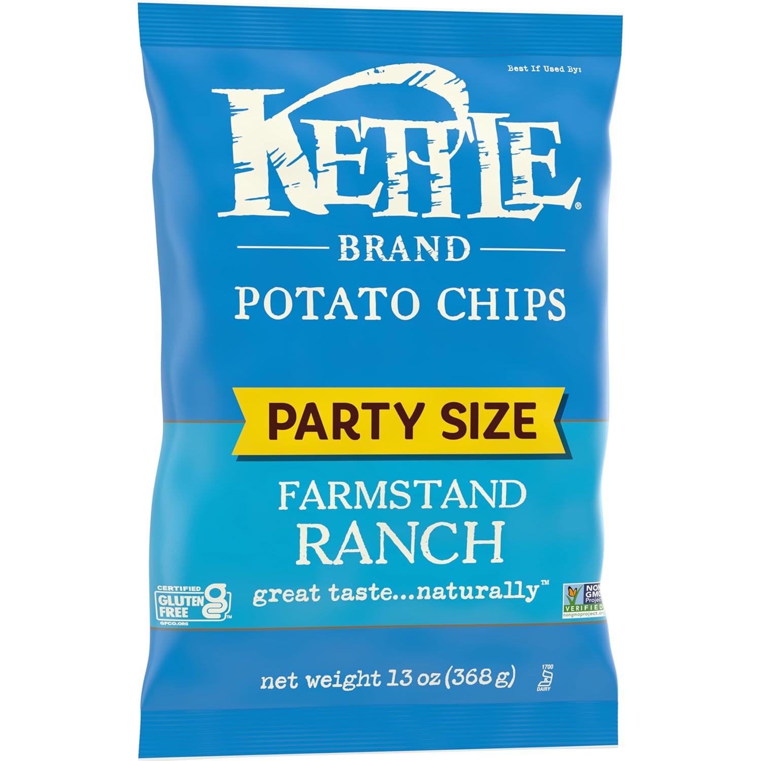 image:imageKettle Brand Potato Chips Krinkle Cut Habanero Lime Kettle Chips 75 OzFarmstand Ranch