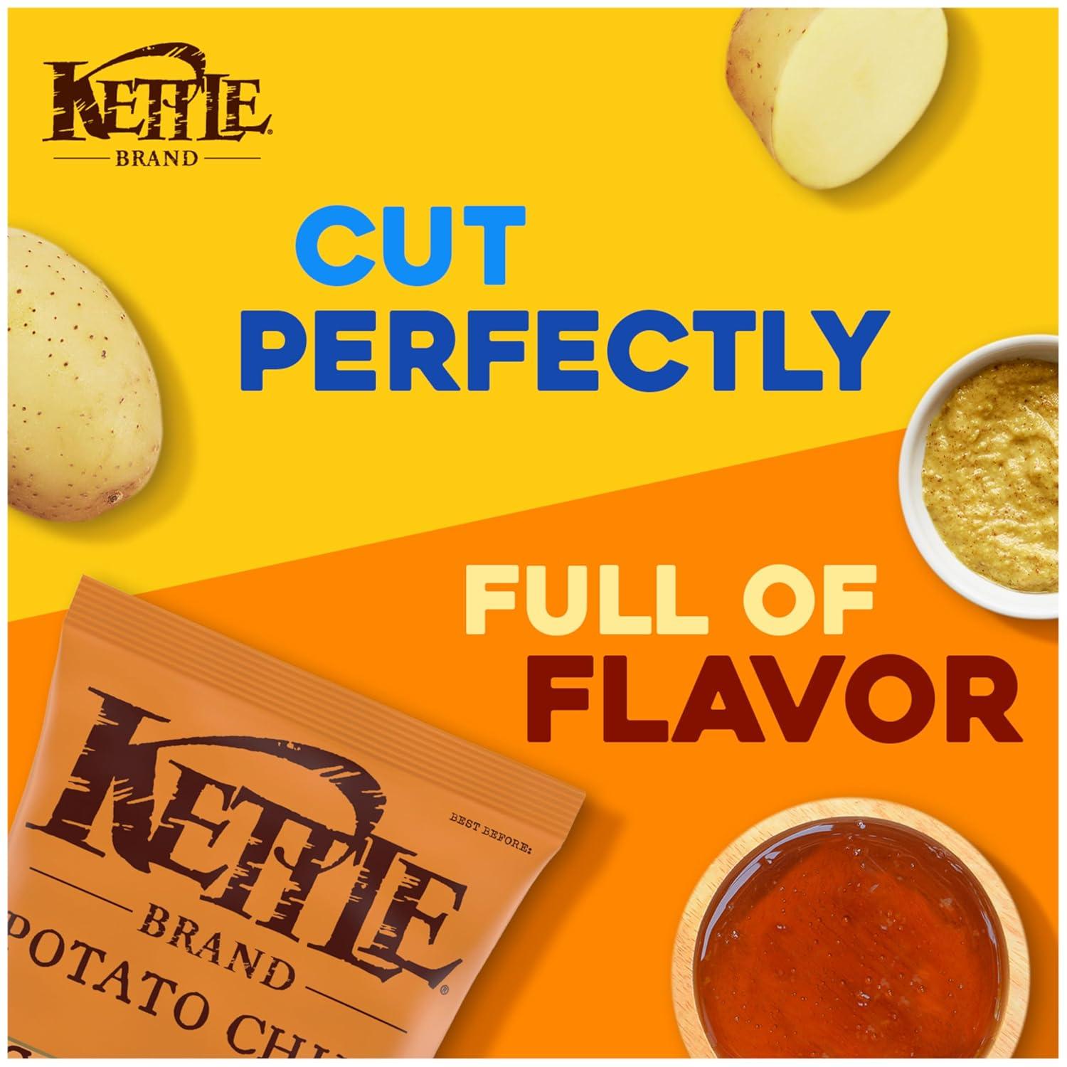 image:imageKettle Brand Potato Chips Krinkle Cut Habanero Lime Kettle Chips 75 OzHoney Dijon