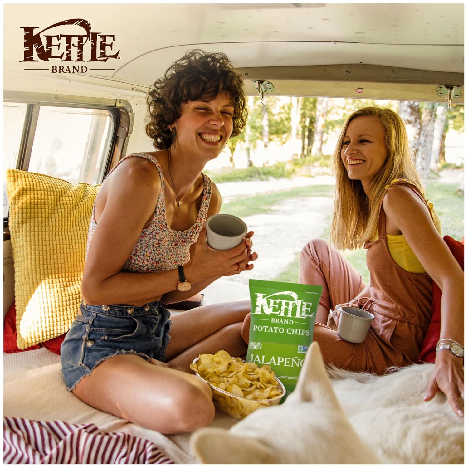 image:imageKettle Brand Potato Chips Krinkle Cut Habanero Lime Kettle Chips 75 OzJalapeno