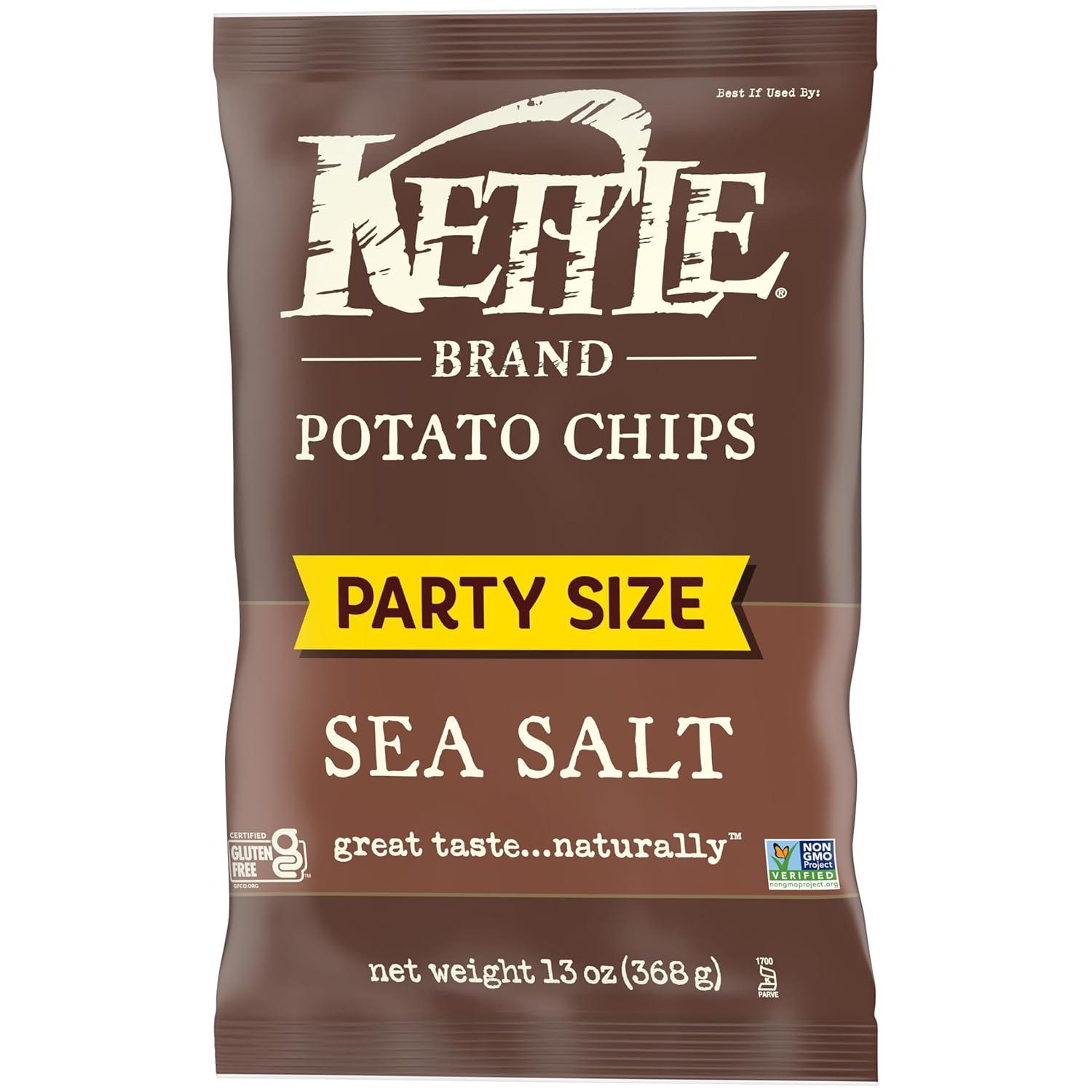 image:imageKettle Brand Potato Chips Krinkle Cut Habanero Lime Kettle Chips 75 OzSea Salt