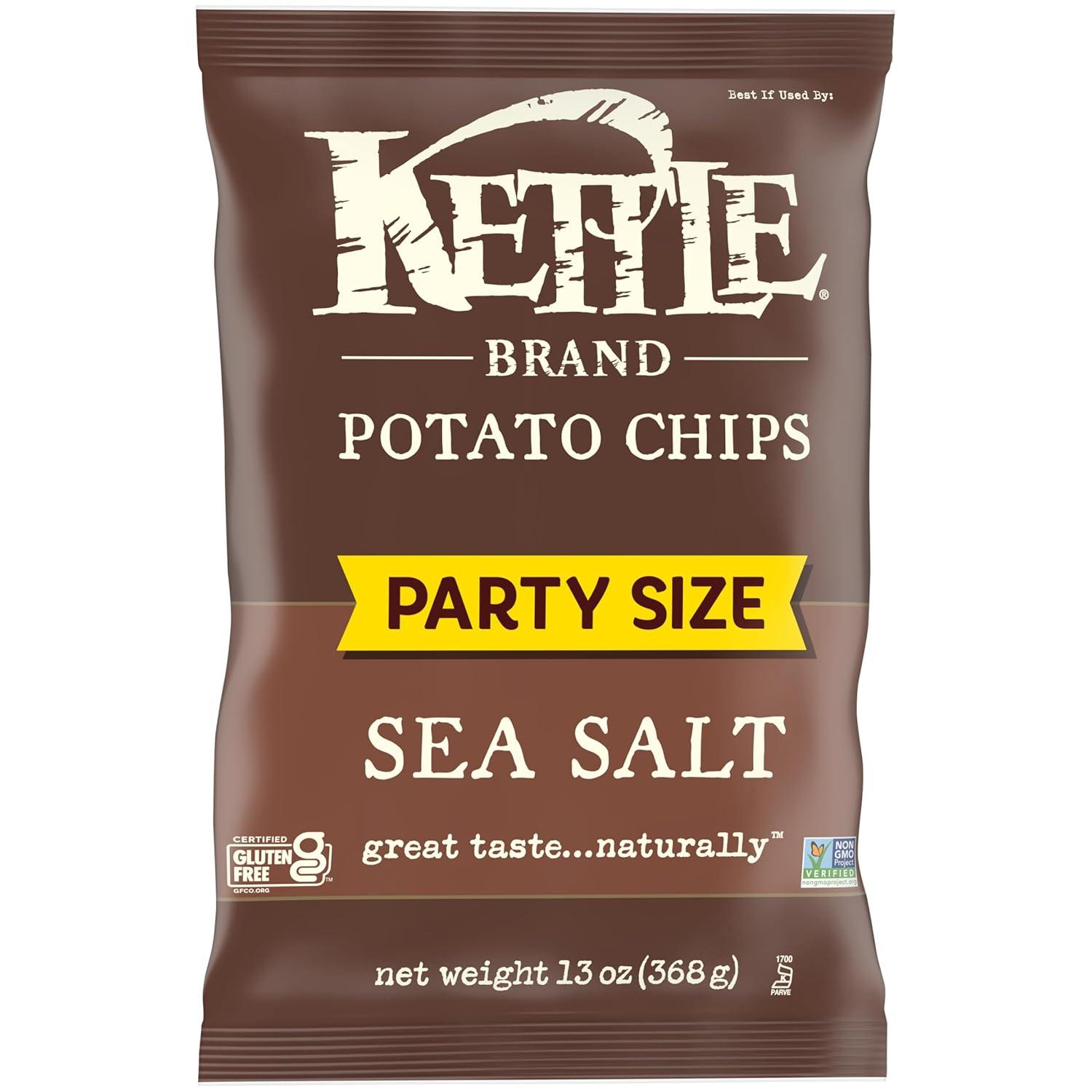 image:imageKettle Brand Potato Chips Krinkle Cut Habanero Lime Kettle Chips 75 OzSea Salt