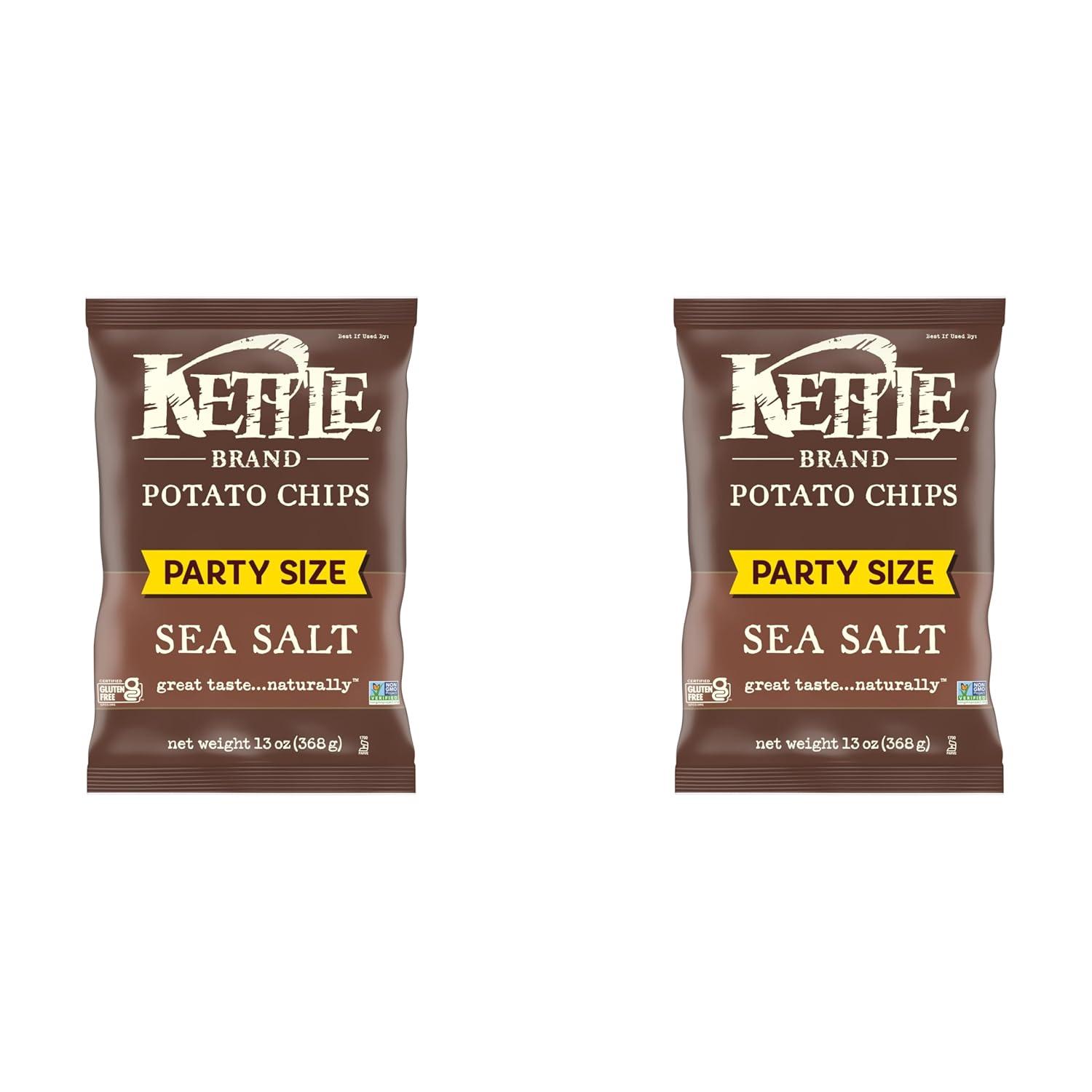 image:imageKettle Brand Potato Chips Krinkle Cut Habanero Lime Kettle Chips 75 OzSea Salt