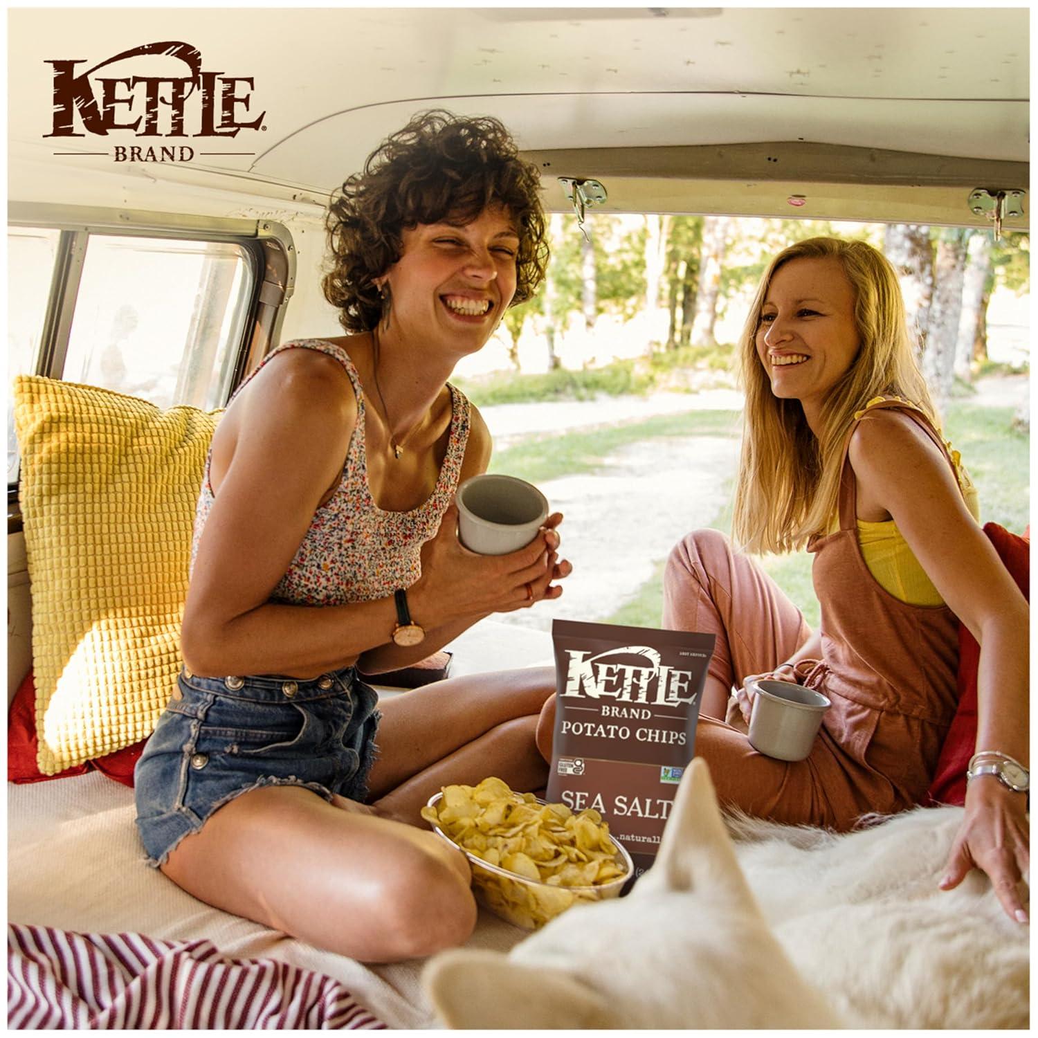 image:imageKettle Brand Potato Chips Krinkle Cut Habanero Lime Kettle Chips 75 OzSea Salt