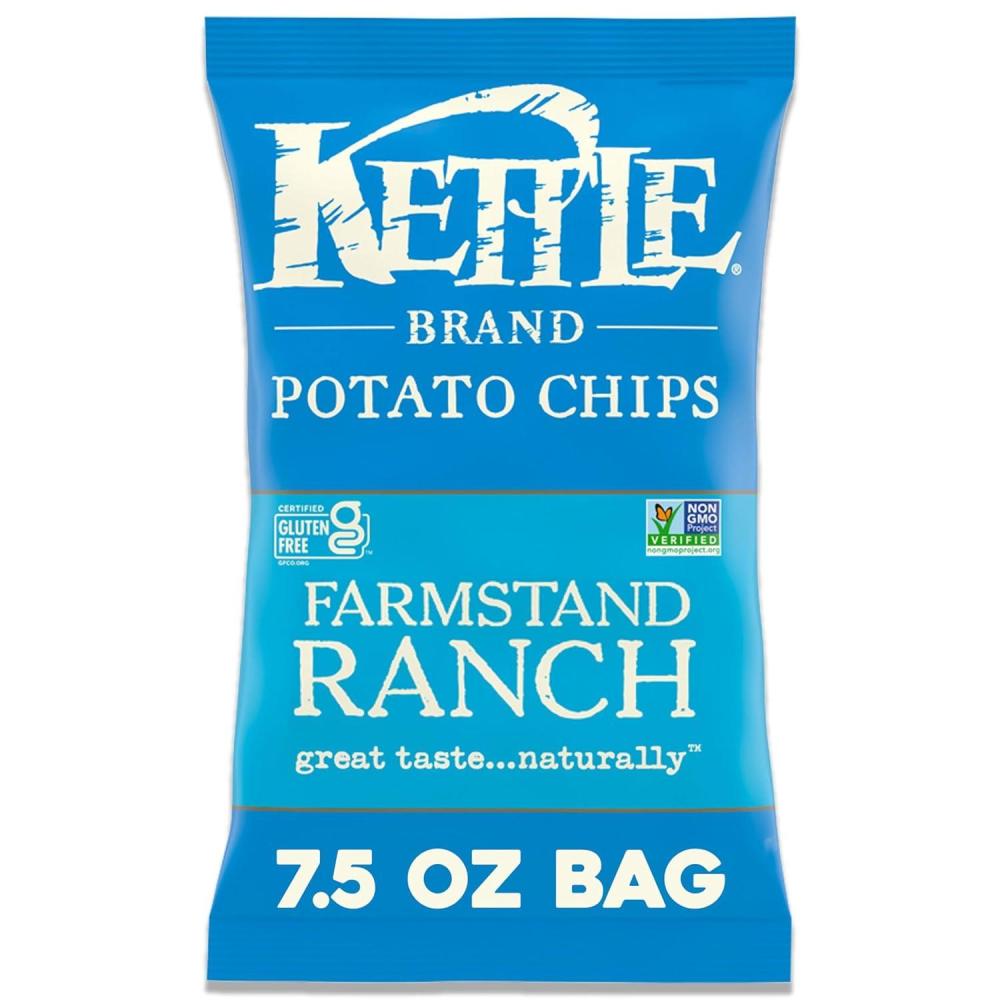 image:imageKettle Brand Potato Chips Krinkle Cut Habanero Lime Kettle Chips 75 OzFarmstand Ranch