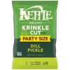 image:imageKettle Brand Potato Chips Krinkle Cut Dill Pickle Kettle Chips Party Size 13 Oz