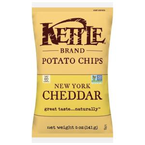Kettle Brand Potato Chips, Krinkle Cut, Dill Pickle Kettle Chips, Snack Bag 2 Oz(Cheese)