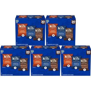 Kettle Brand Potato Chips, Krinkle Cut, Dill Pickle Kettle Chips, Snack Bag 2 Oz(Variety Pack 2)