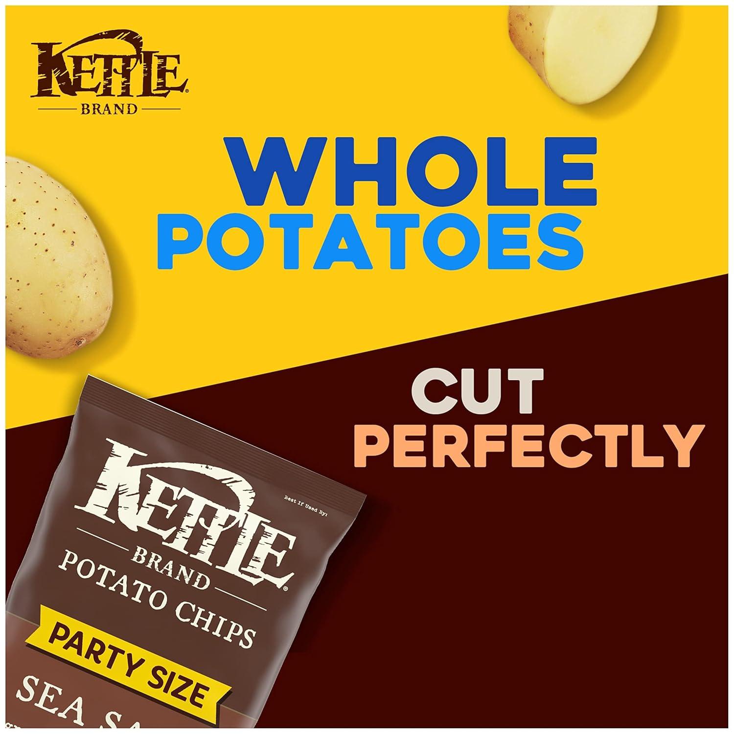 image:imageKettle Brand Foods Sea Salt Potato Chips 13 oz Party Size13 Ounce Pack of 1