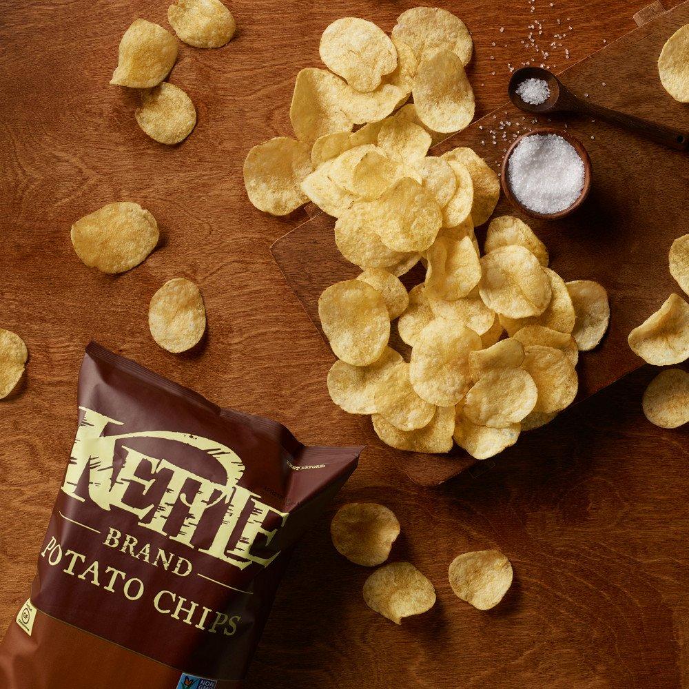 image:imageKettle Brand Foods Sea Salt Potato Chips 13 oz Party Size13 Ounce Pack of 2