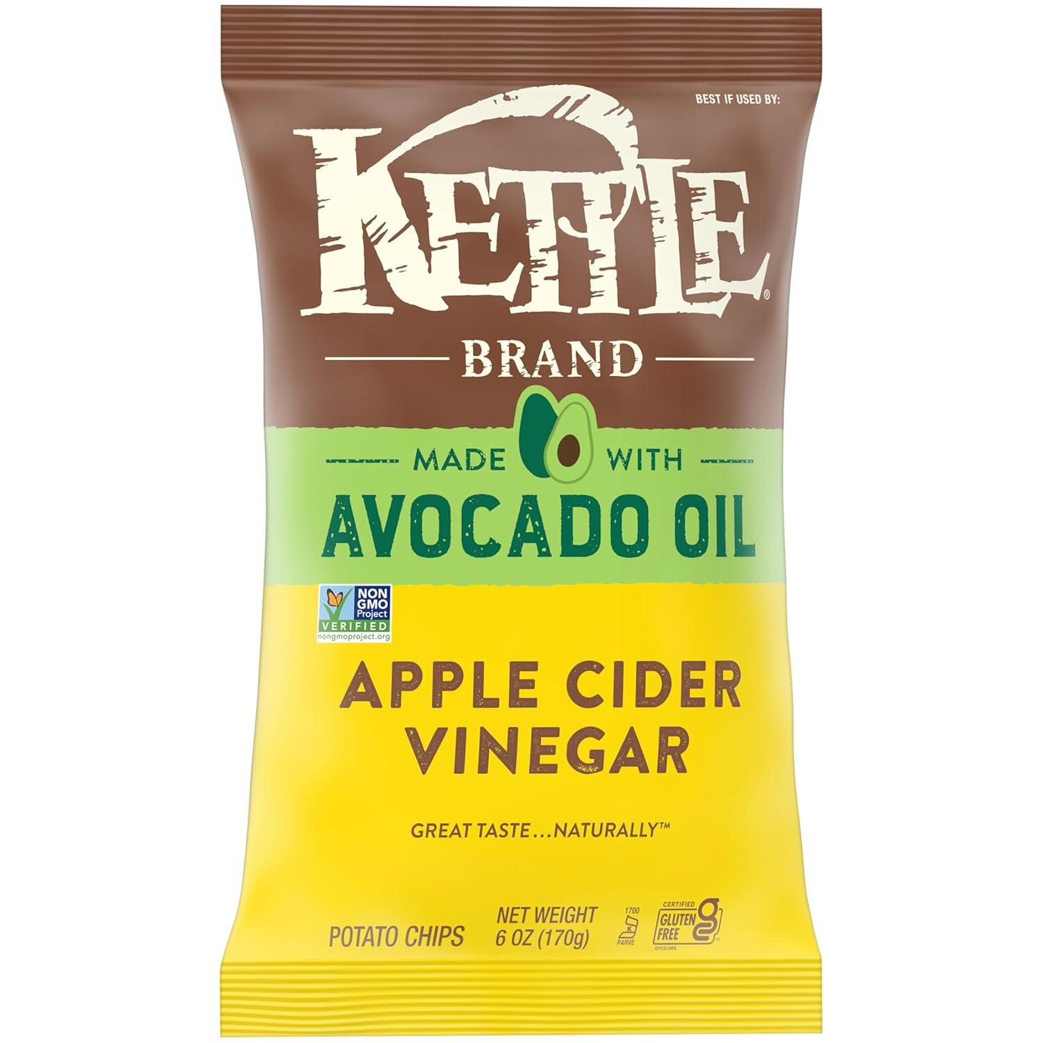image:imageKettle Brand Made with Avocado Oil Apple Cider Vinegar Chips 6 Oz BagApple Cider Vinegar