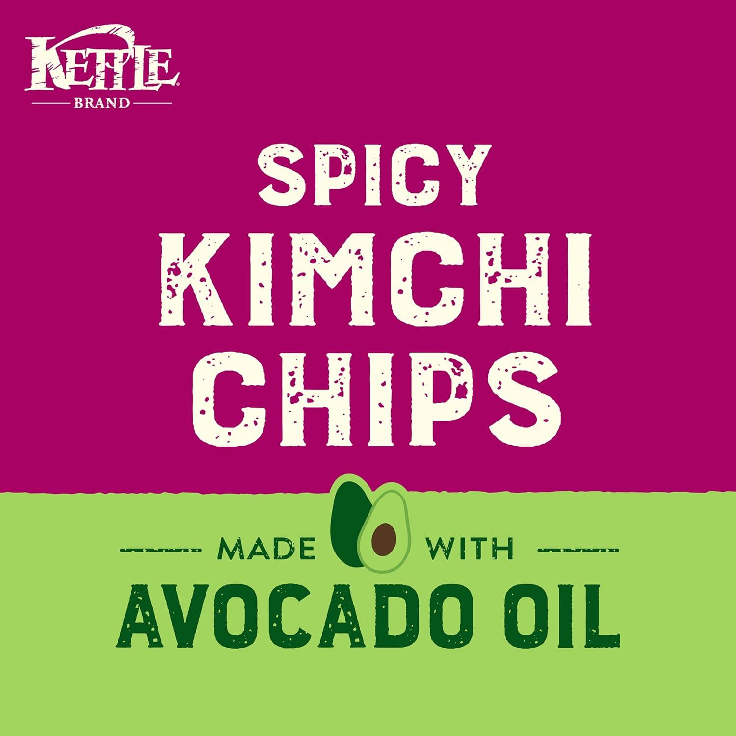 image:imageKettle Brand Made with Avocado Oil Apple Cider Vinegar Chips 6 Oz BagSpicy Kimchi