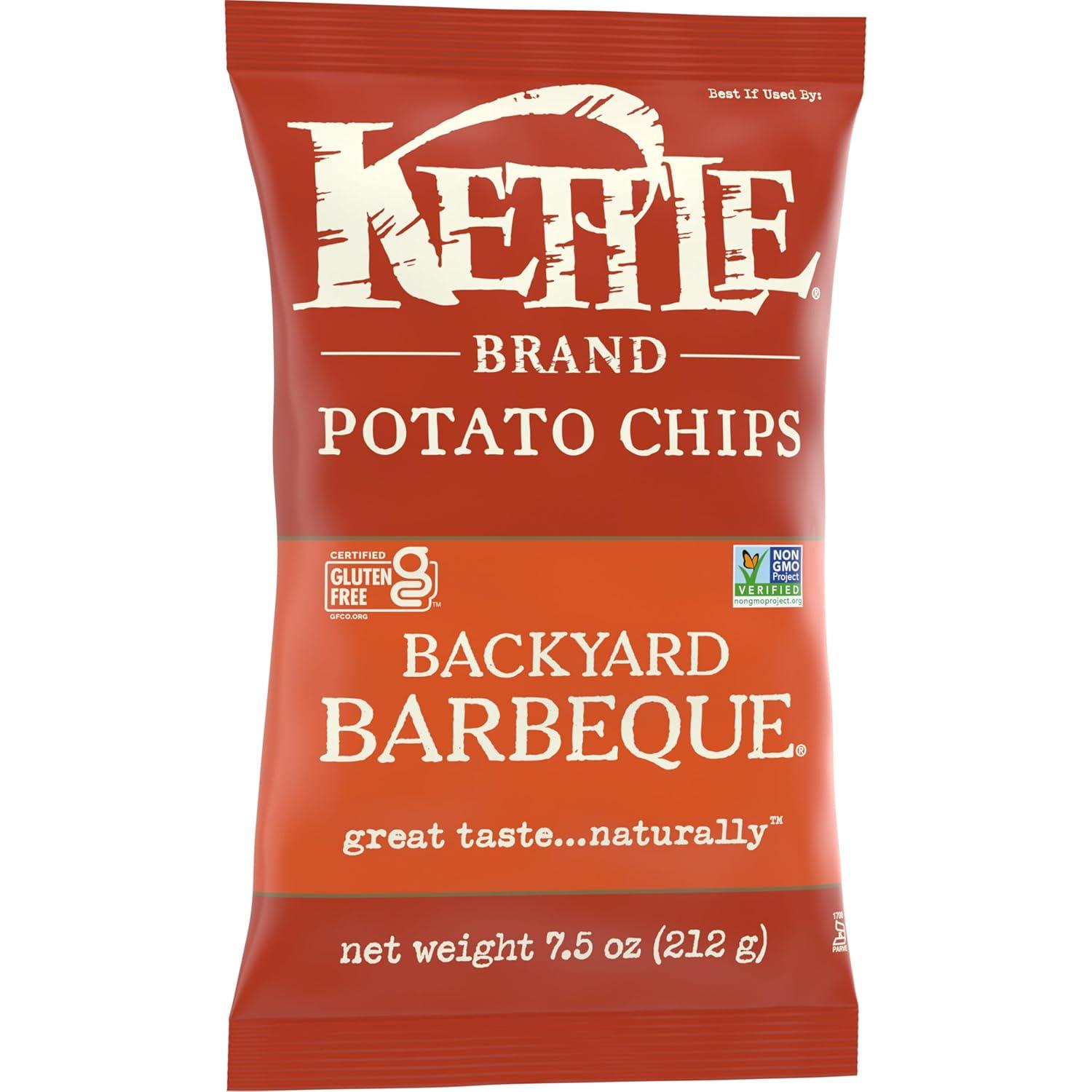image:imageKettle Brand Potato Chips Backyard Barbeque Kettle Chips Party Size 13 OzBackyard BBQ