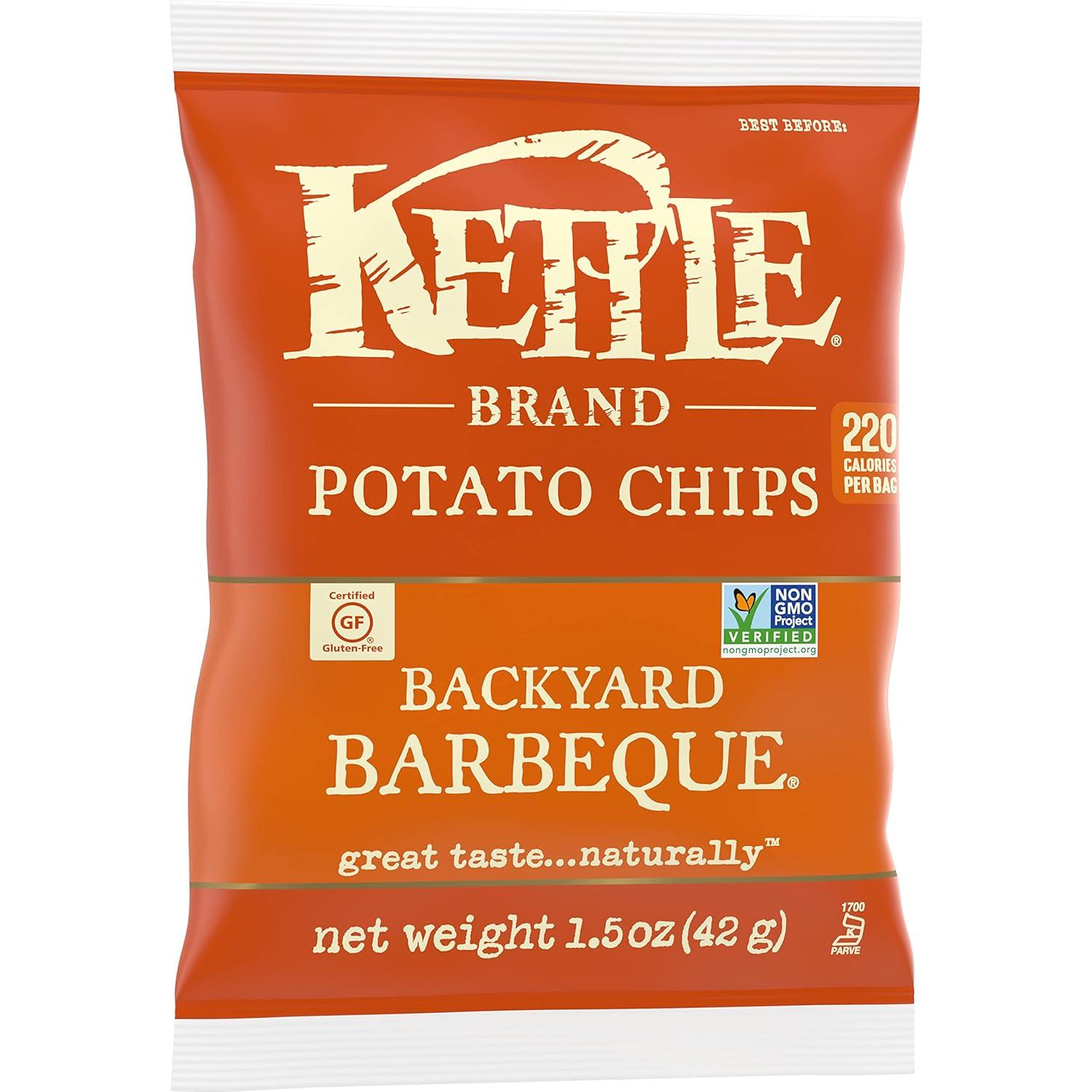 image:imageKettle Brand Potato Chips Backyard Barbeque Kettle Chips Party Size 13 OzBackyard BBQ