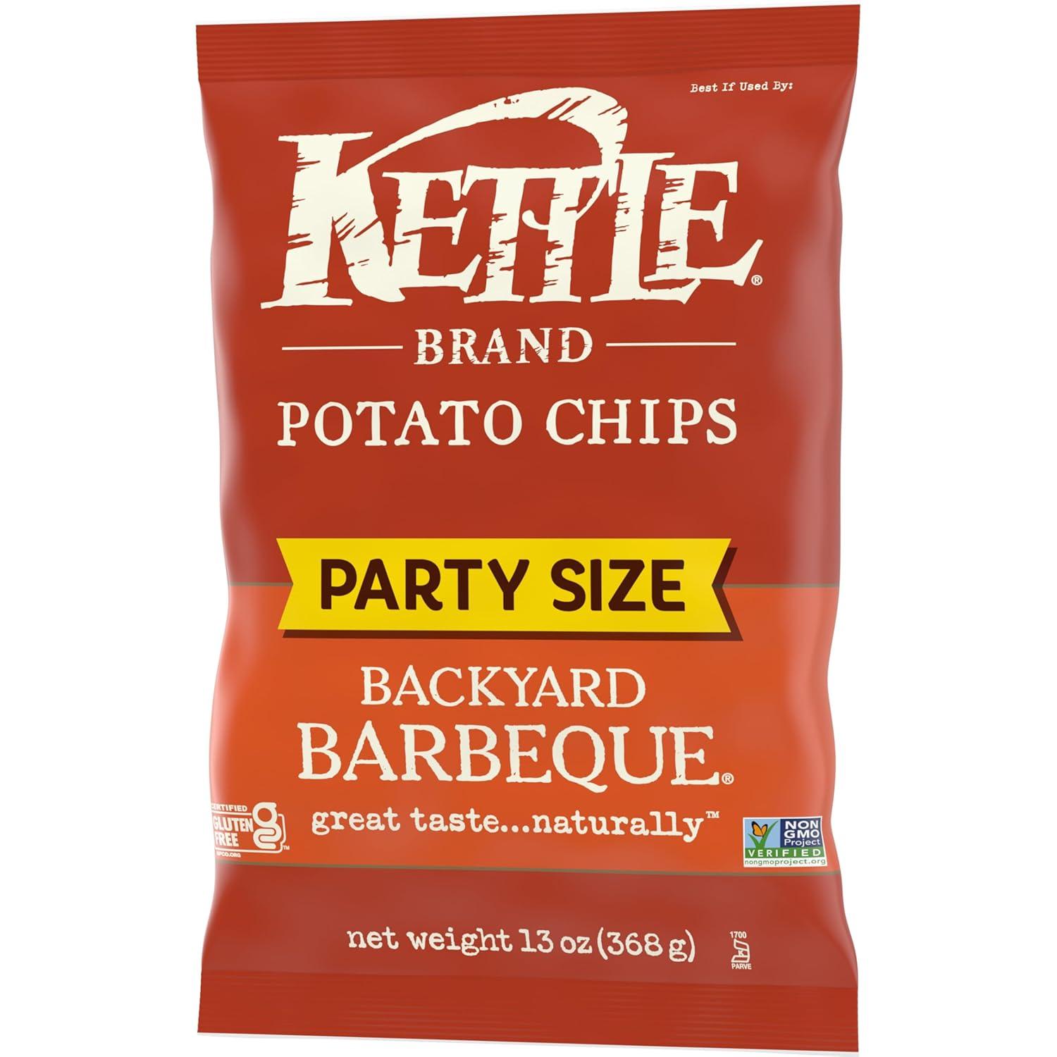 image:imageKettle Brand Potato Chips Backyard Barbeque Kettle Chips Party Size 13 OzBackyard Barbeque