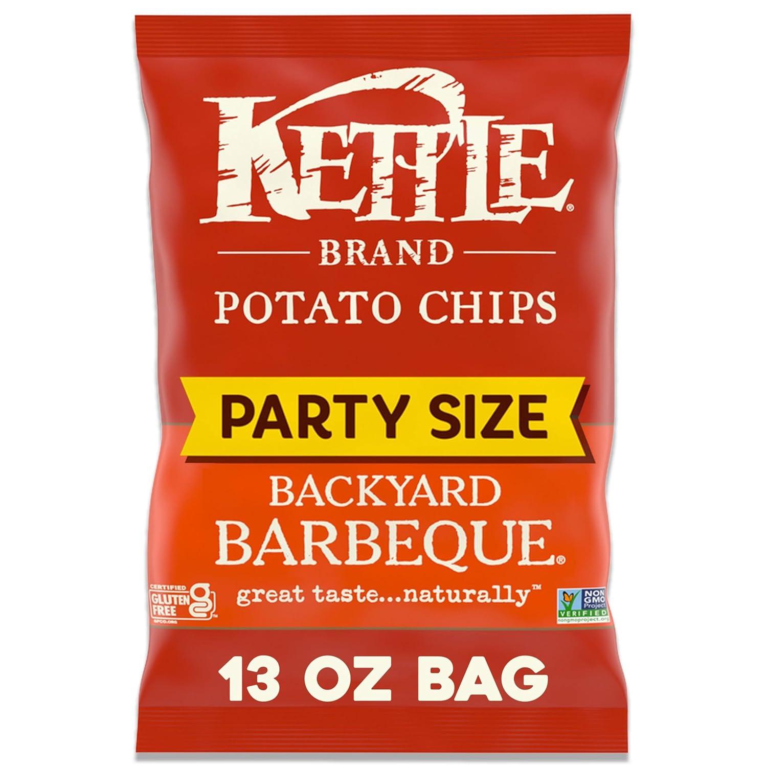 image:imageKettle Brand Potato Chips Backyard Barbeque Kettle Chips Party Size 13 OzBackyard Barbeque