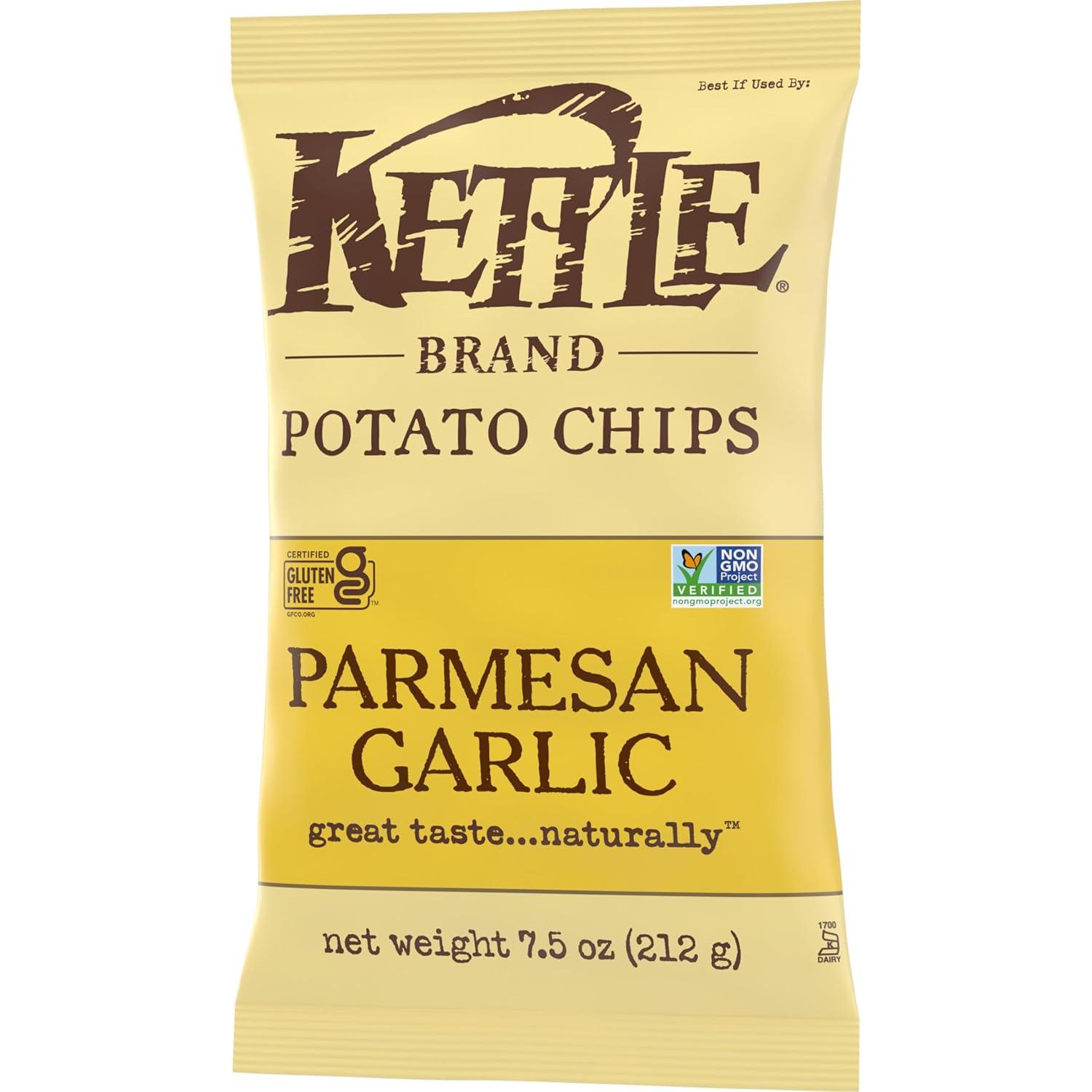 image:imageKettle Brand Potato Chips Parmesan Garlic Kettle Chips 75 OzParmesan Cheese