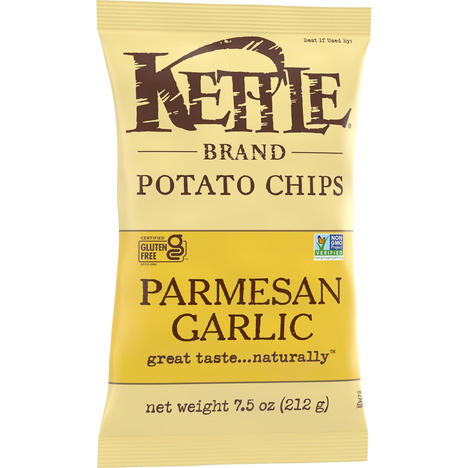 image:imageKettle Brand Potato Chips Parmesan Garlic Kettle Chips 75 OzParmesan Cheese