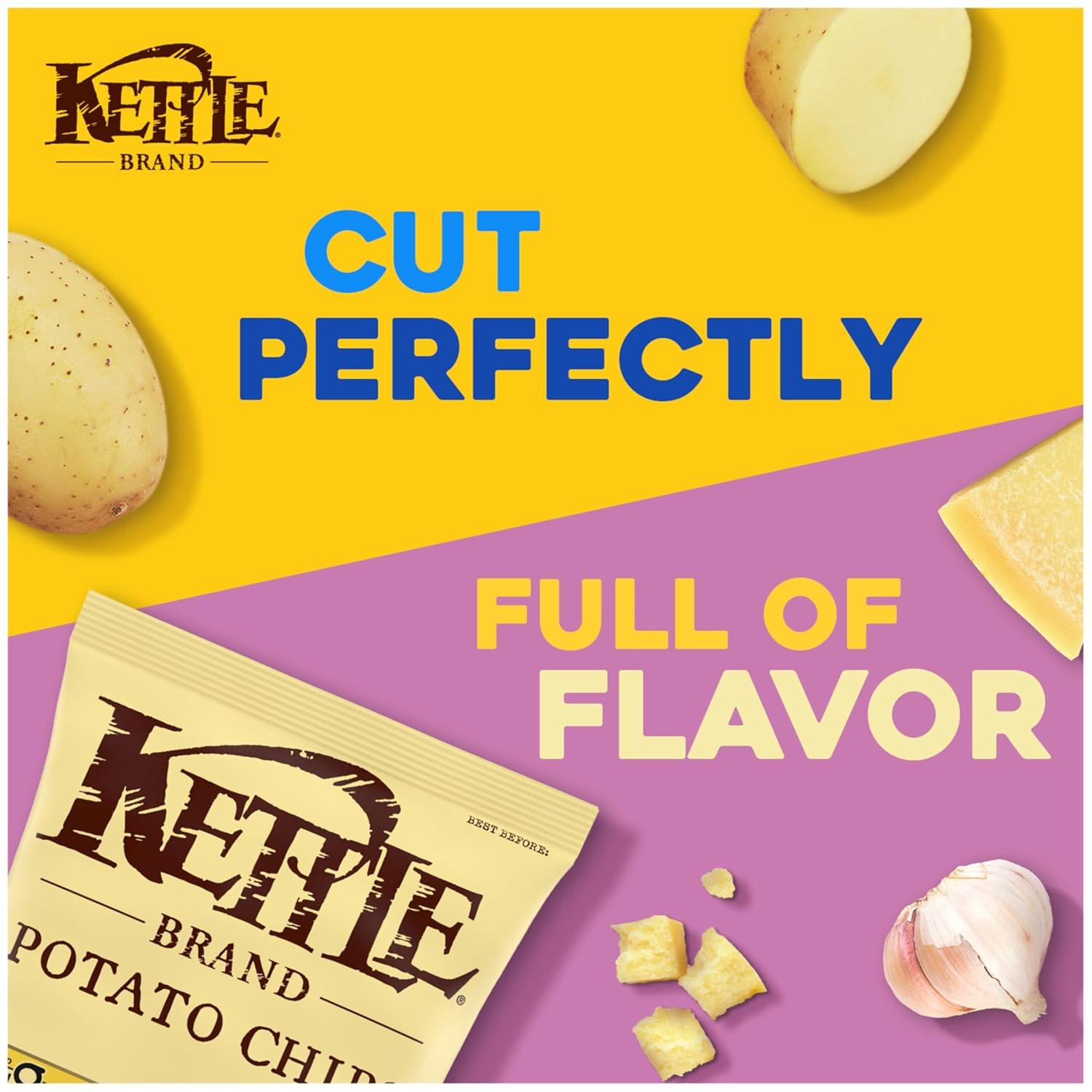 image:imageKettle Brand Potato Chips Parmesan Garlic Kettle Chips 75 OzParmesan Cheese
