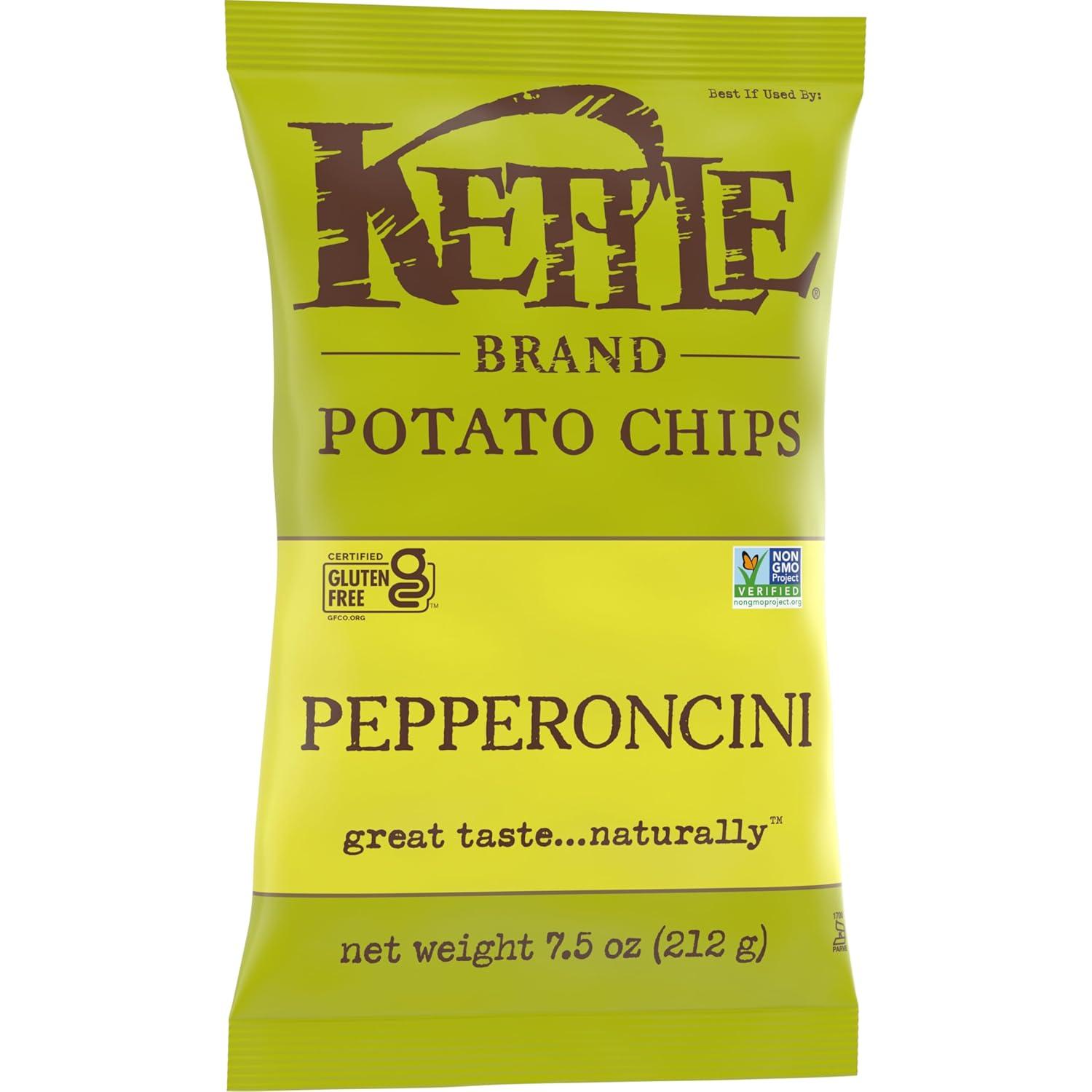 image:imageKettle Brand Potato Chips Pepperoncini Kettle Chips 75 Oz75 Ounce Pack of 1