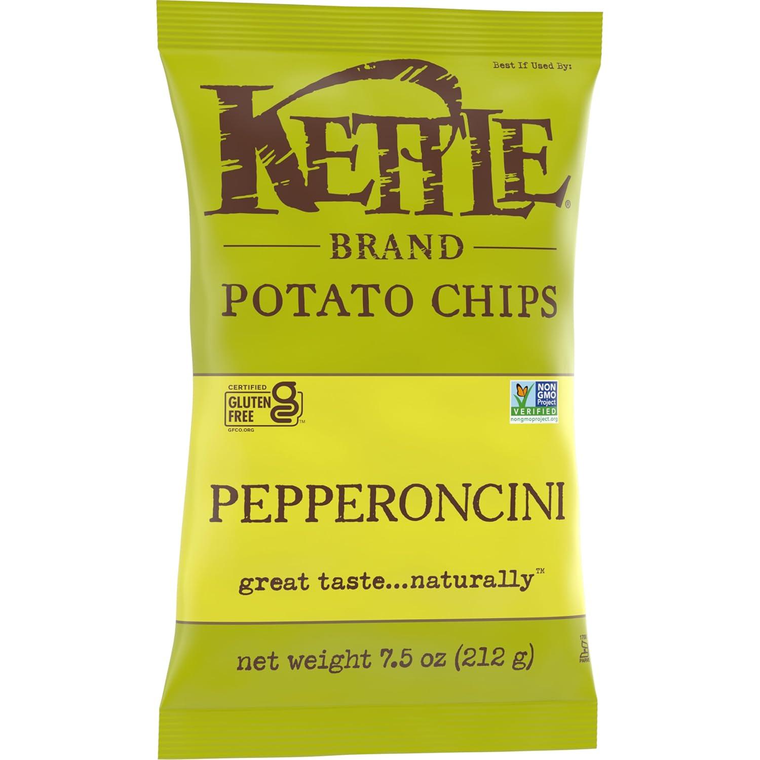 image:imageKettle Brand Potato Chips Pepperoncini Kettle Chips 75 Oz75 Ounce Pack of 4