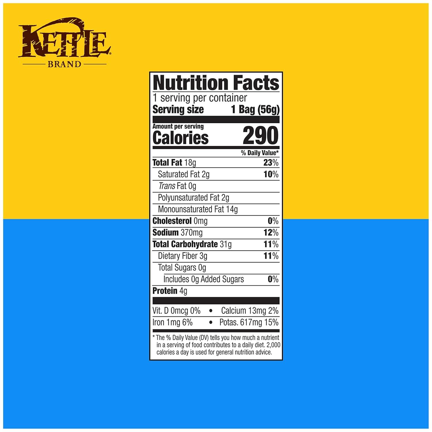 image:imageKettle Brand Potato Chips Sea Salt amp Vinegar Kettle Chips Party Size 13 OzSalt and Vinegar