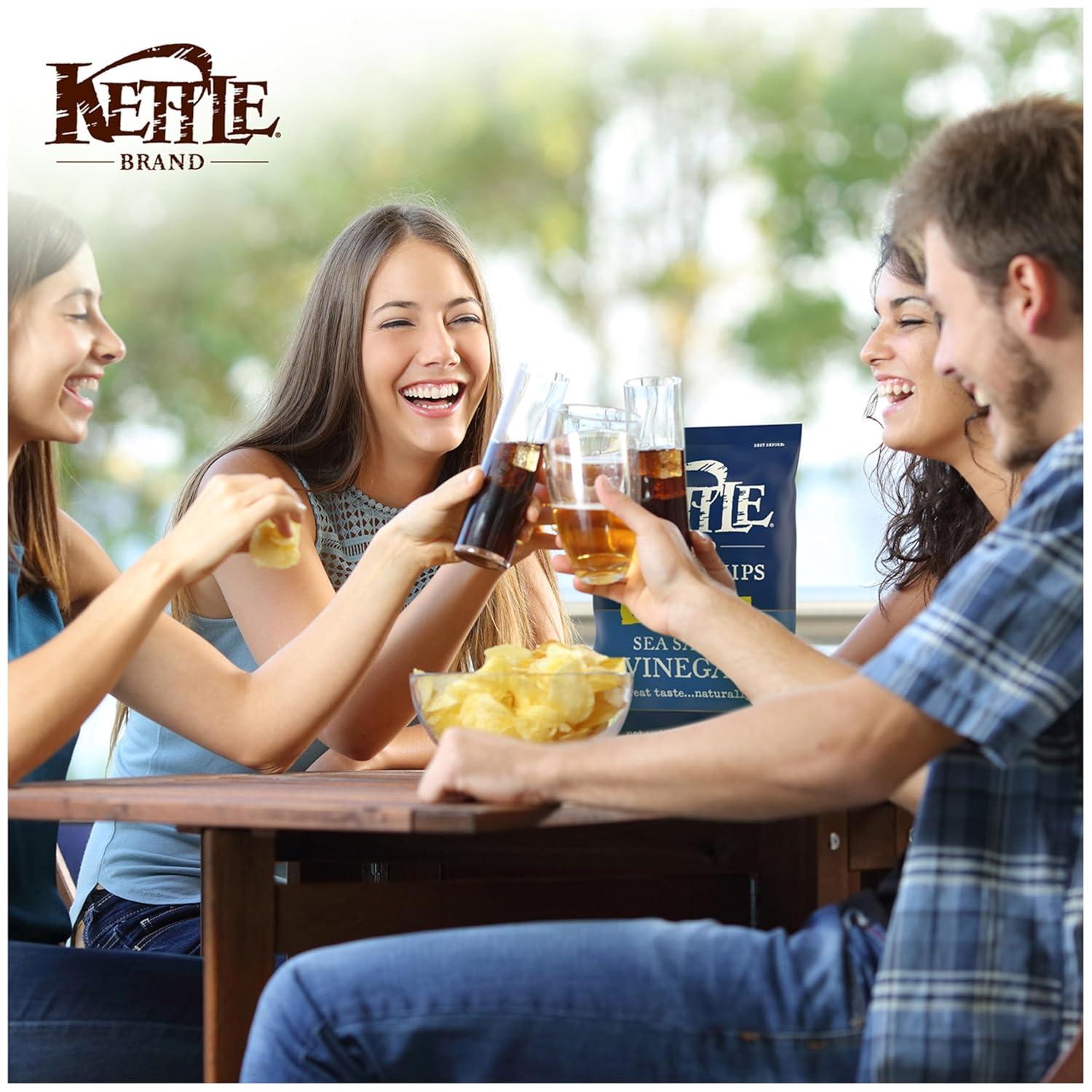 image:imageKettle Brand Potato Chips Sea Salt amp Vinegar Kettle Chips Party Size 13 OzSea Salt Vinegar