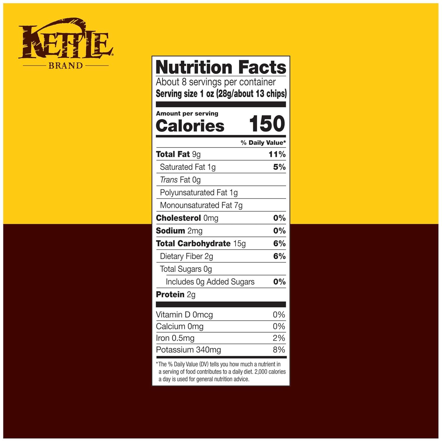 image:imageKettle Brand Potato Chips Unsalted Kettle Chips 75 OzUnsalted